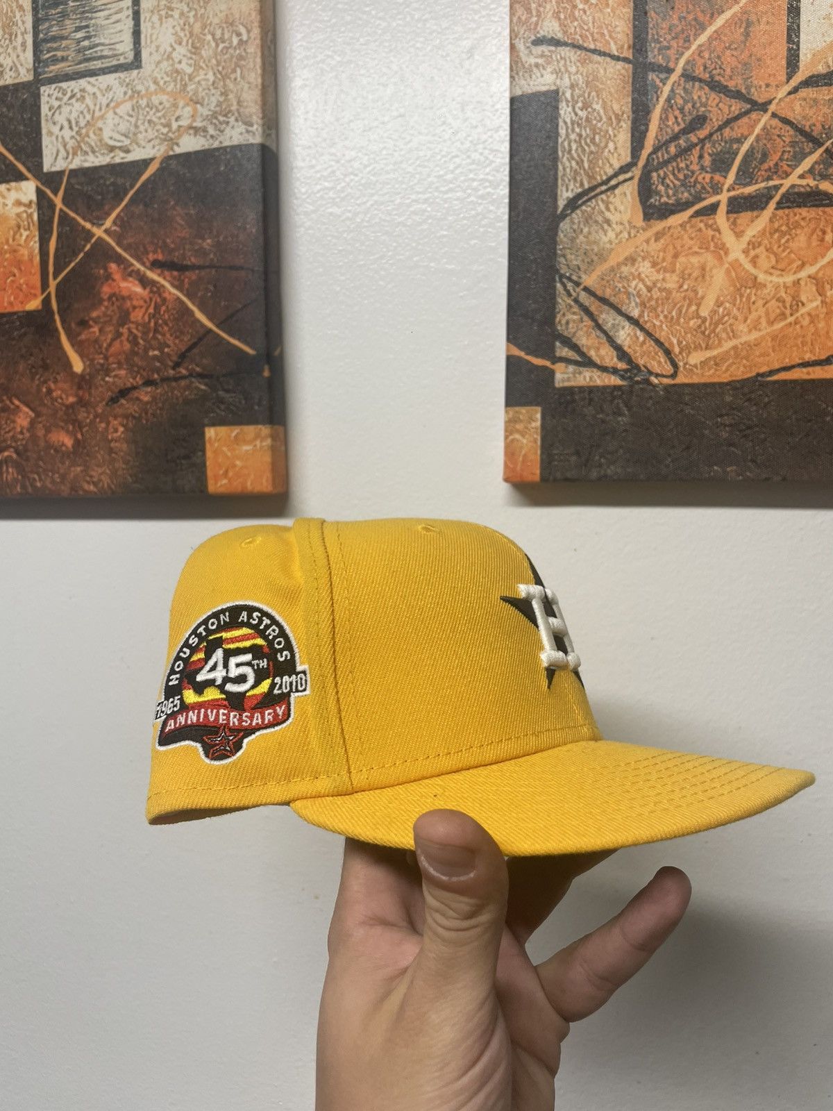 New Era G/In the Dark HoustonAstros Star Bottom 45th Anni Side Patch Size ONE SIZE - 2 Thumbnail