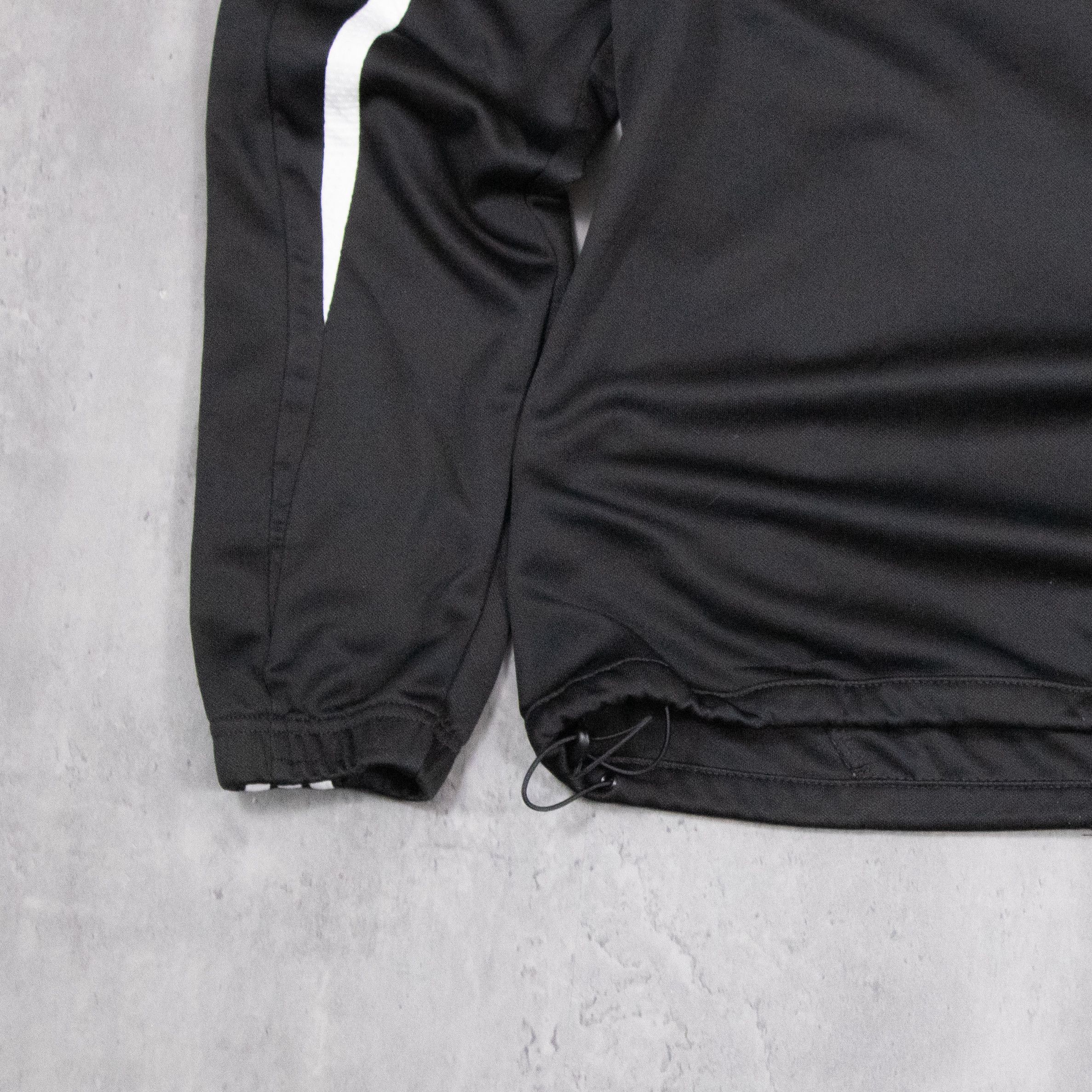 Adidas Y2K 2010 Adidas Curve Stripes Black Track Top Sweater Size US M / EU 48-50 / 2 - 11 Thumbnail