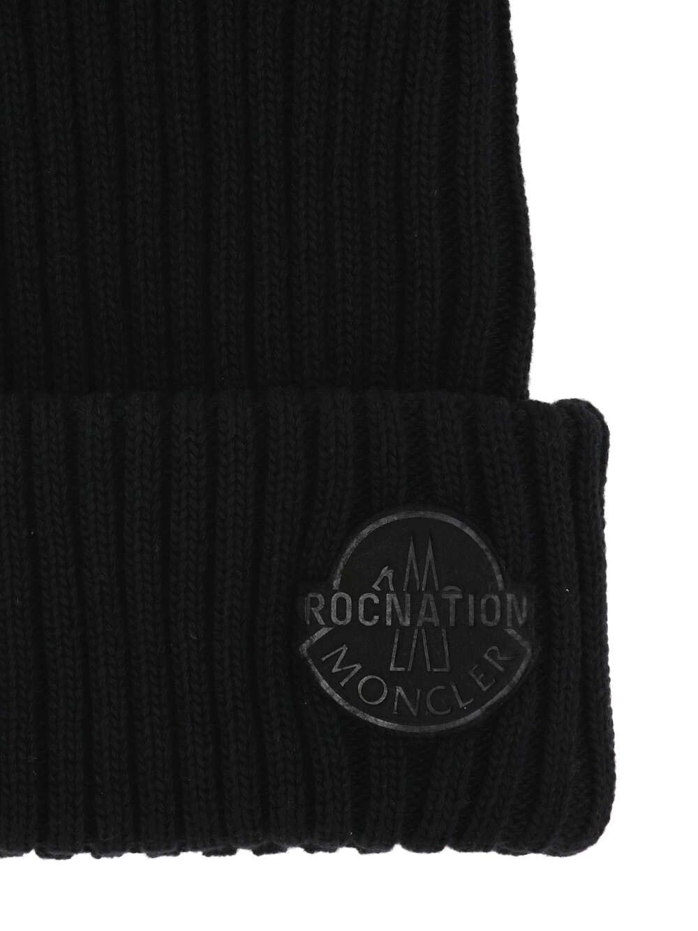 Moncler MONCLER GENIUS + Roc Nation by Jay-Z Logo- beanie hat Size ONE SIZE - 7 Thumbnail