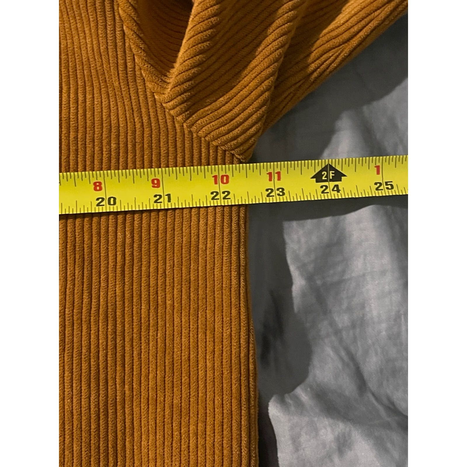 Karl Lagerfeld Karl Lagerfeld Shirt Jacket Corduroy Shacket Roasted Pecan L Brown Women's Size Large Size L / US 10 / IT 46 - 4 Thumbnail