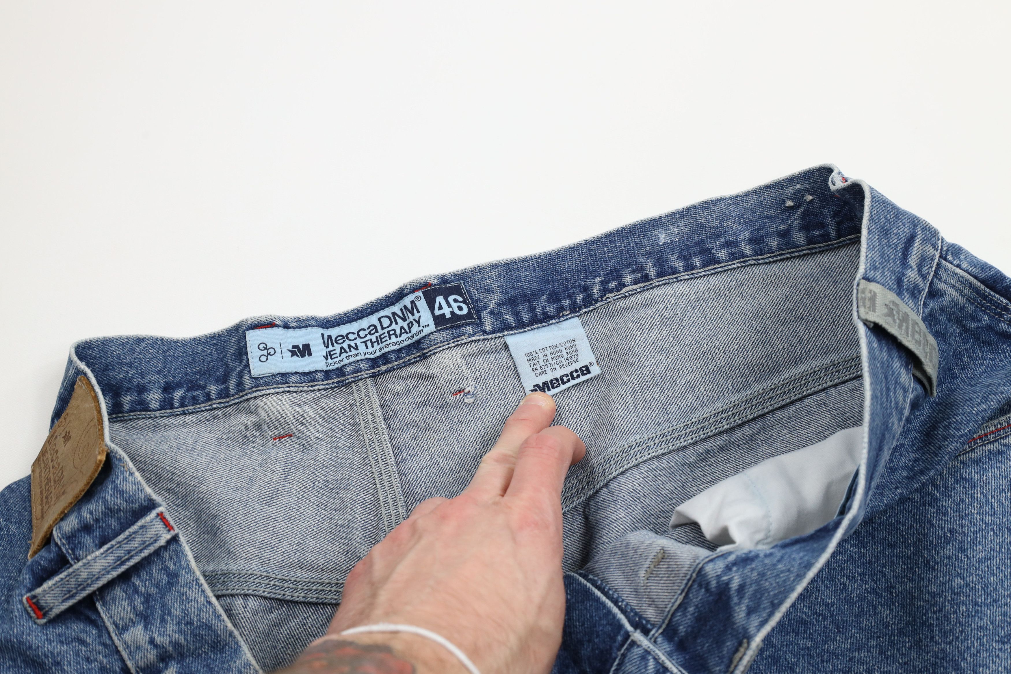 Vintage Vintage 90s Streetwear Baggy Fit Hip Hop Denim Jeans Blue Size US 44 / EU 60 - 8 Thumbnail