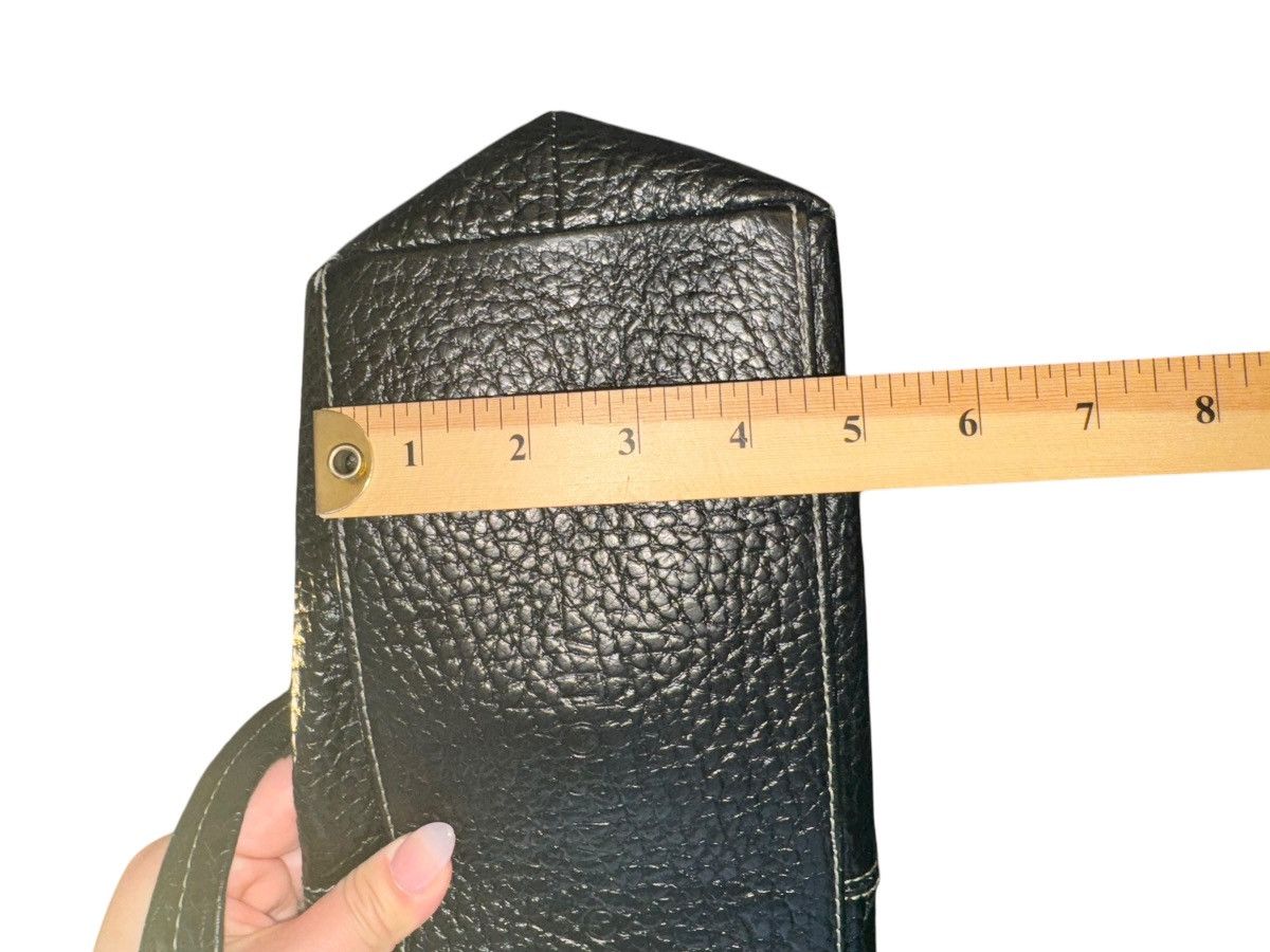 Vintage Y2K VTG PLINIO VISONA PEBBLED LEATHER SHOULDER bag in black Size ONE SIZE - 10 Thumbnail