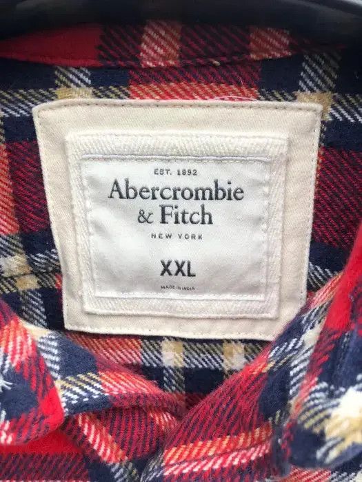 Abercrombie & Fitch Abercrombie & Fitch Men’s Flannel Shirt Size US L / EU 52-54 / 3 - 3 Thumbnail