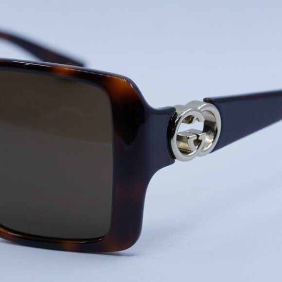 Gucci 🕶️ New Gucci GG1692S 002 Sunglasses - Havana Frame Size ONE SIZE - 3 Thumbnail