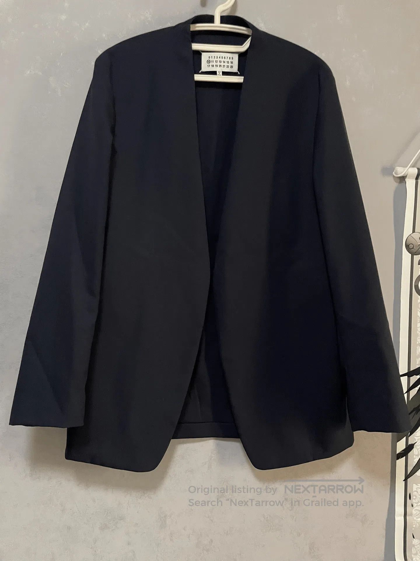 Maison Margiela Maison Margiela Navy Wool Sleeveless Jacket. Size US S / EU 44-46 / 1 - 1 Thumbnail