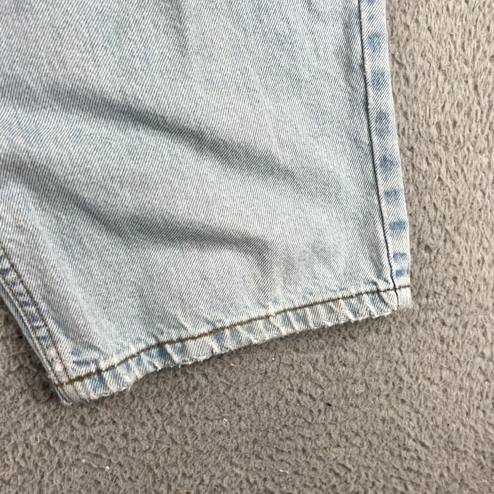 Bugle Boy VINTAGE Bugle Boy Jeans Shorts 26" Light Wash Denim Casual Bermuda Mens 90s Vintage Fashion Pockets Size US 26 / EU 42 - 2 Thumbnail