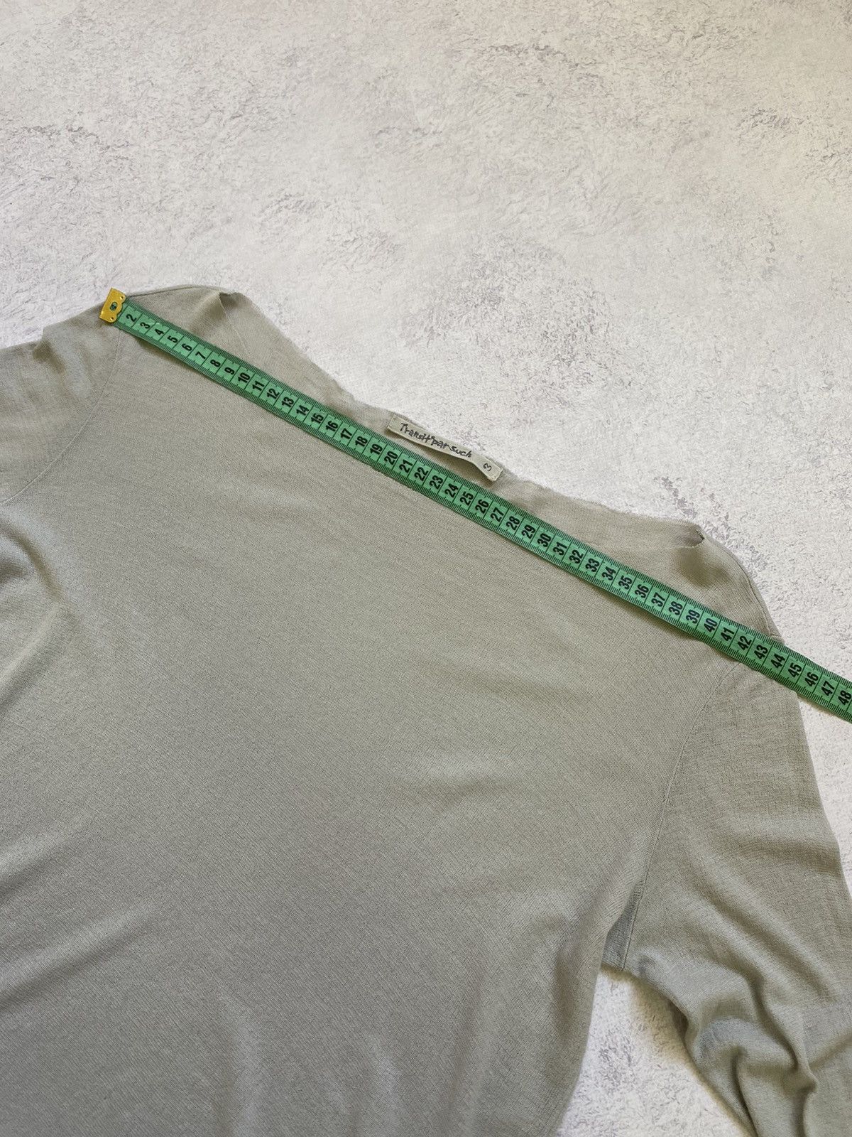 Transit Uomo Transit Par Such Womens Long Sleeve Grey Mesh Top Size 3 Size M / US 6-8 / IT 42-44 - 12 Thumbnail