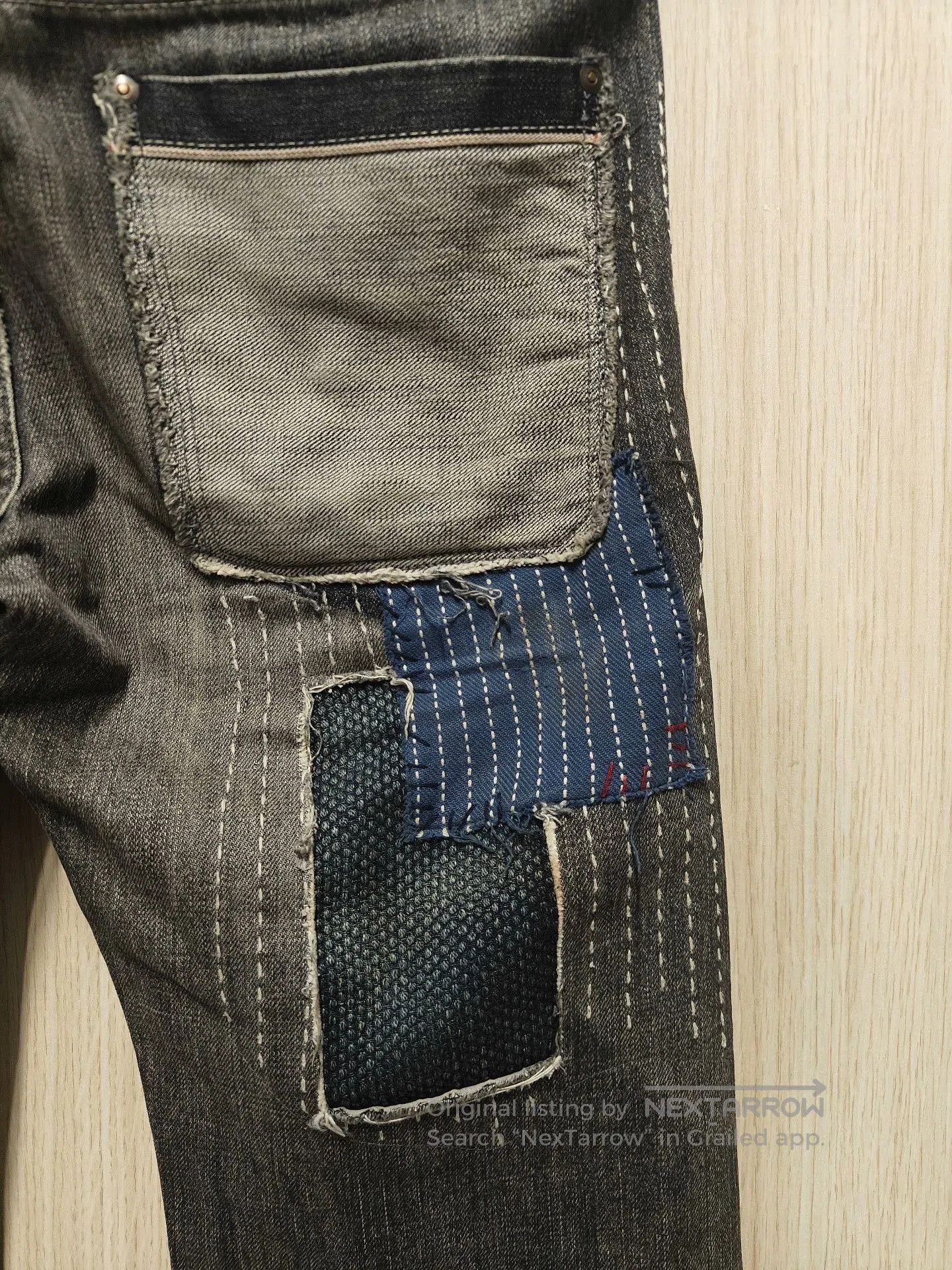 Neighborhood NEIGHBORHOOD 15SS Patched Sashiko Denim. Size US 32 / EU 48 - 7 Thumbnail