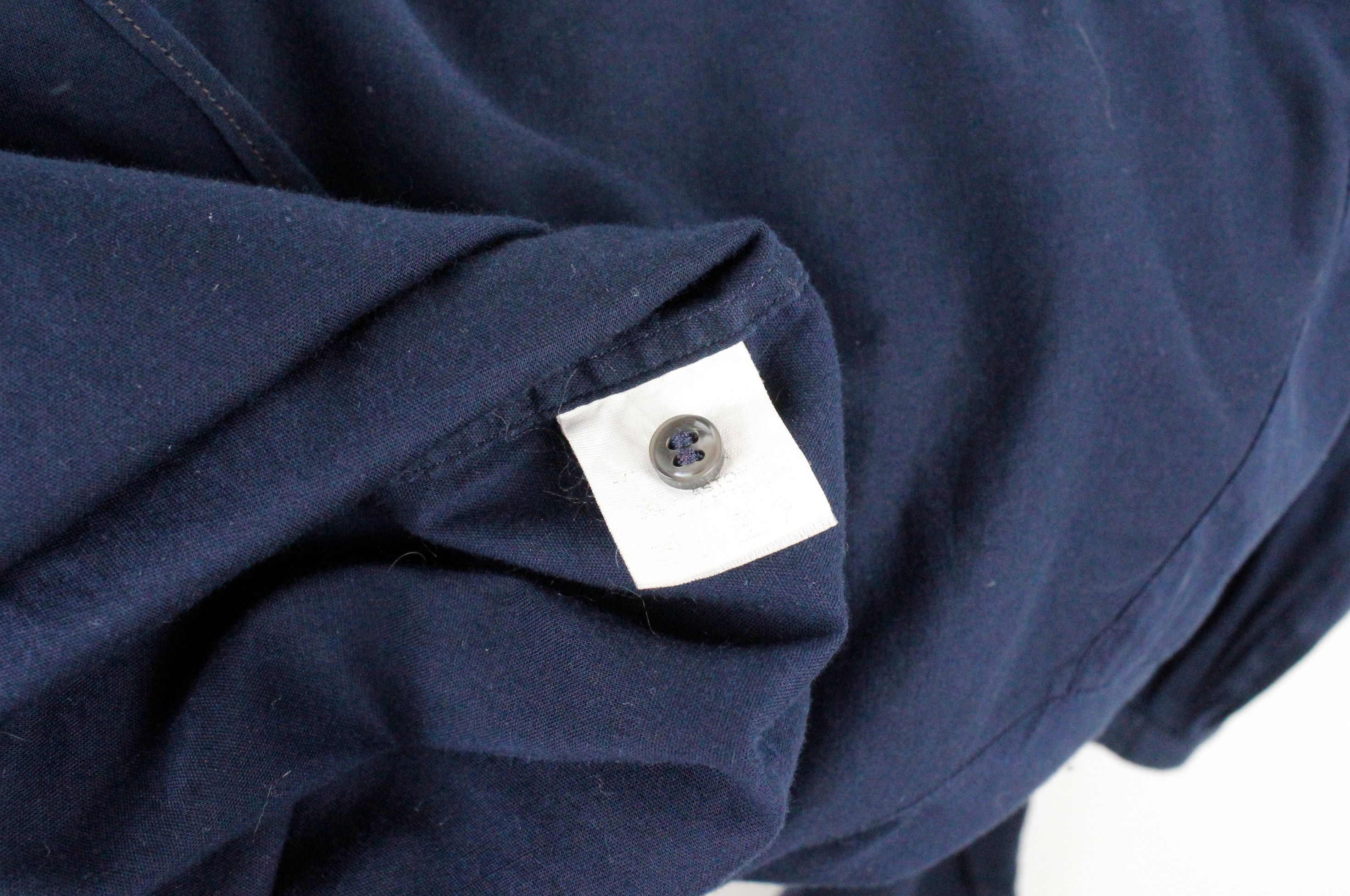 Herno Womens Herno Navy Band Floral Collar Lightweight Shirt Size M / US 6-8 / IT 42-44 - 7 Thumbnail