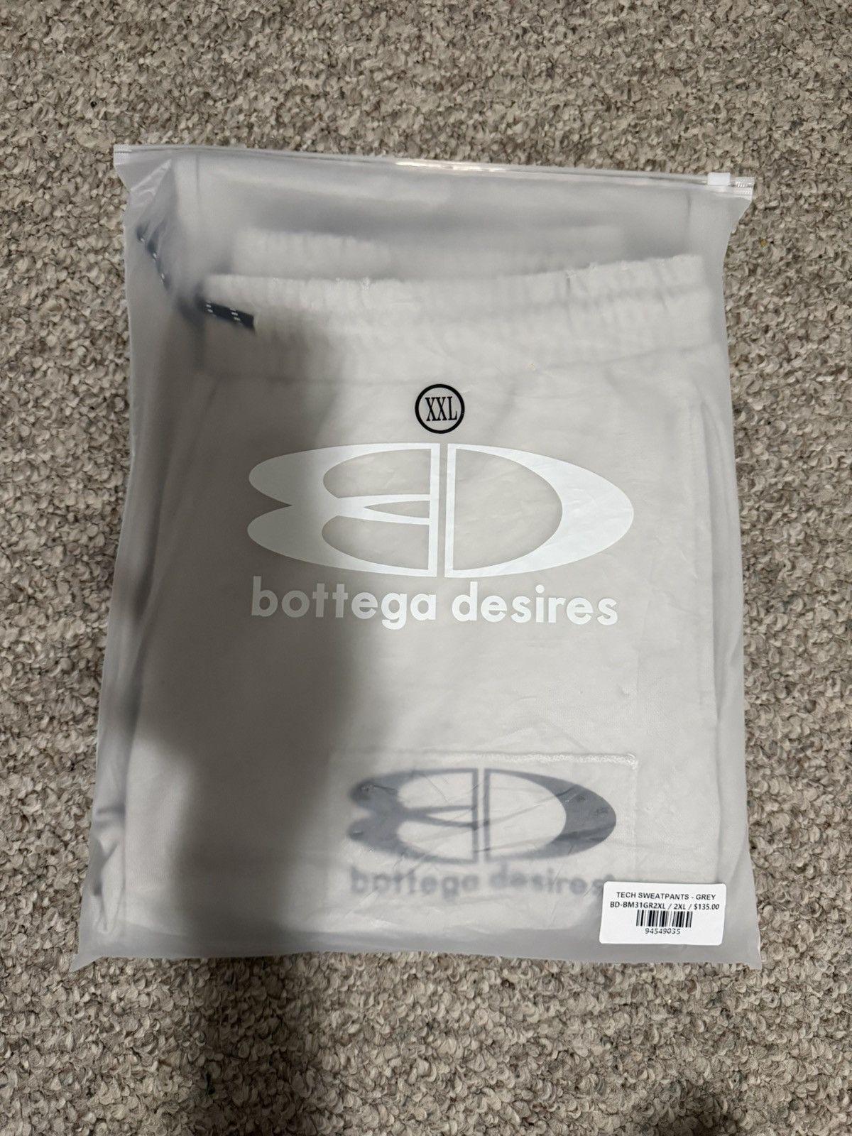 Bottega Desires Bottega Desires Tech Sweatpants - Grey XXL Size US 38 / EU 54 - 2 Thumbnail