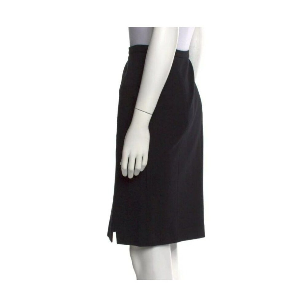 Emilio Pucci Emilio Pucci Black Skirt US 8 Embroidered Accent Zip Closur Size 30" / US 8 / IT 44 - 3 Thumbnail