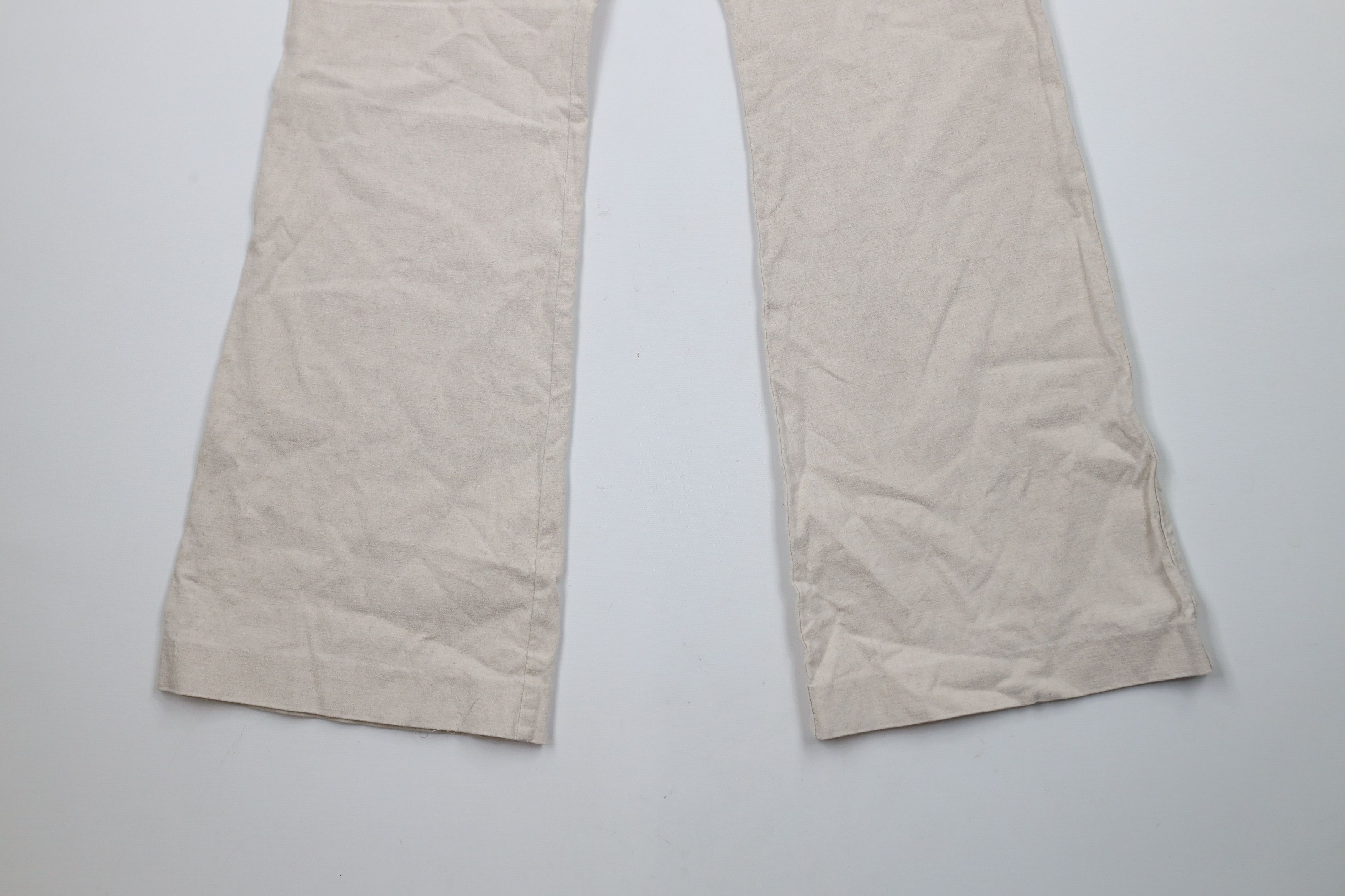 Vintage Vintage 90s Y2K Streetwear Babydoll Flared Wide Leg Pants Size 32" / US 10 / IT 46 - 4 Thumbnail