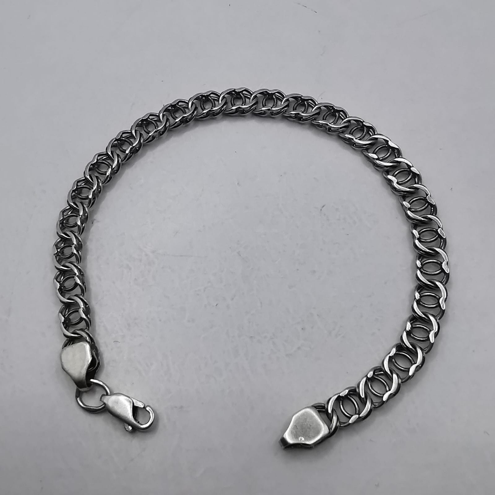 Vintage Beautiful Bracelet Jewelry925 Sterling Silver 942g