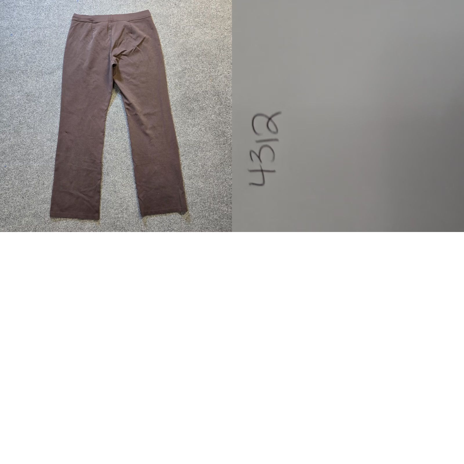 Eileen Fisher Eileen Fisher Pants Women Size Small Brown Straight Elastic Waist Stretch Casual Size 28" / US 6 / IT 42 - 8 Thumbnail