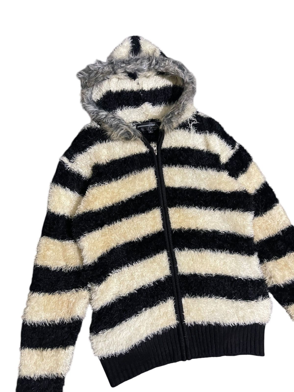 If Six Was Nine Commontage Japanese Mohair Fur Hoodie Number Nine Inspired Size US M / EU 48-50 / 2 - 4 Thumbnail
