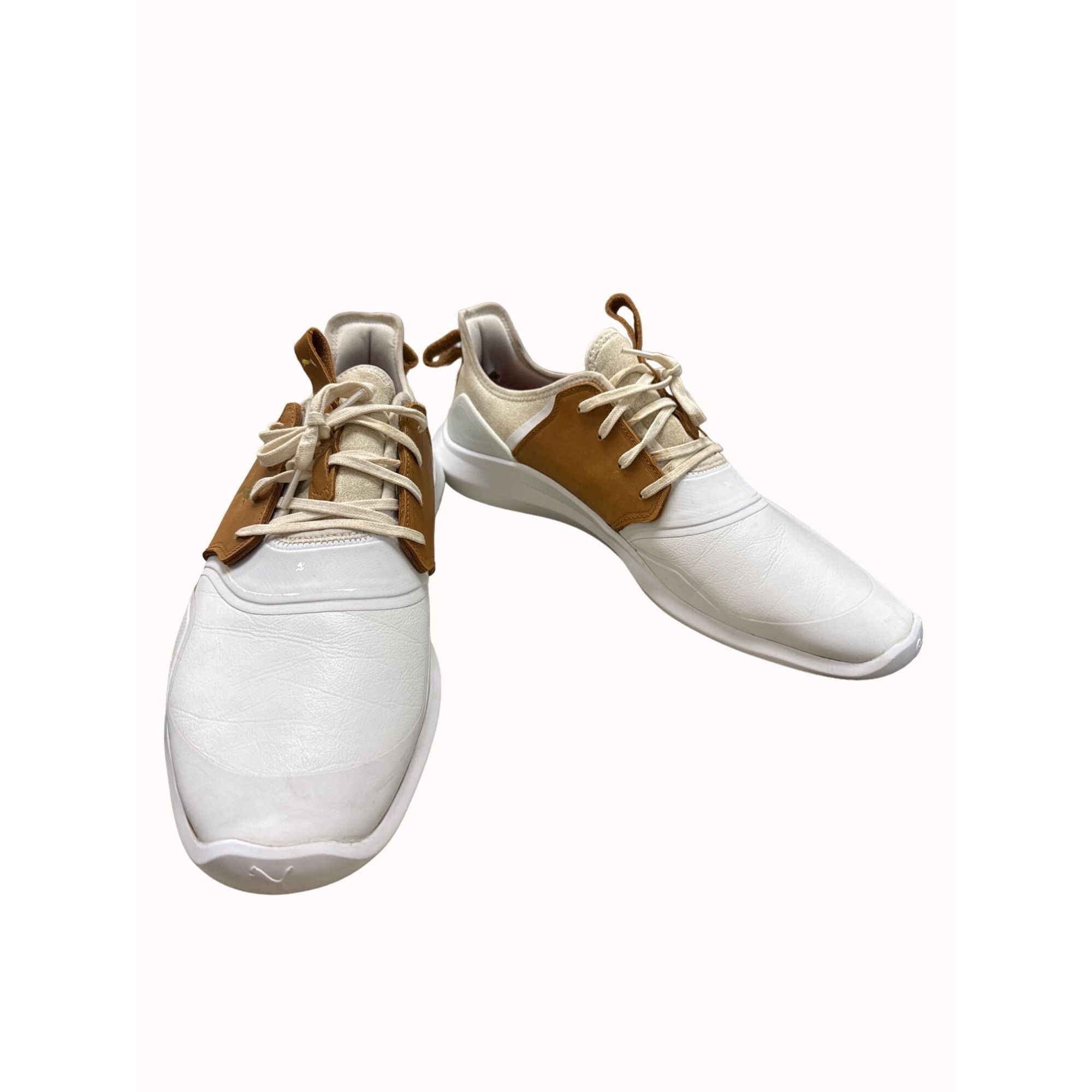 Puma Puma Ignite men’s white brown fashion shoes sneakers size 12 Size US 12 / EU 45 - 2 Thumbnail