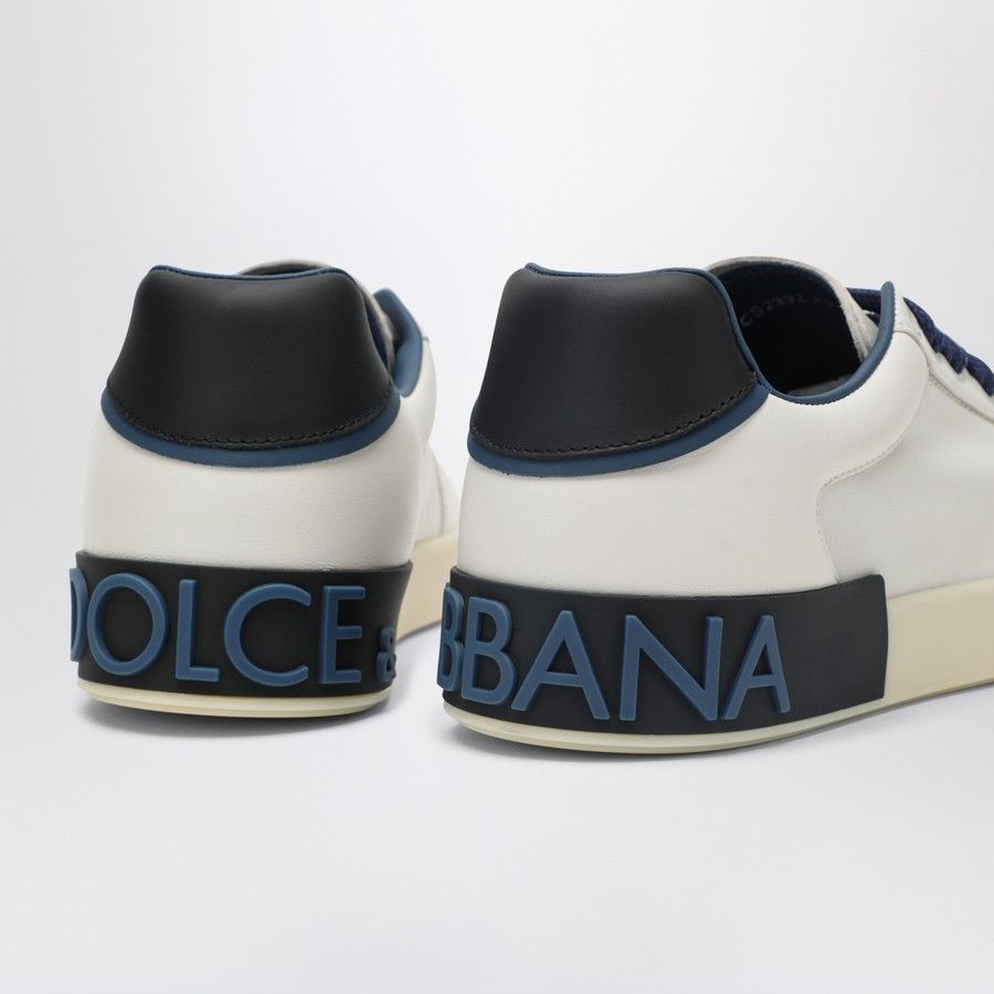 Dolce & Gabbana o1d2blof0226 Low-Top Sneakers in White/Blue Size US 9 / EU 42 - 5 Thumbnail