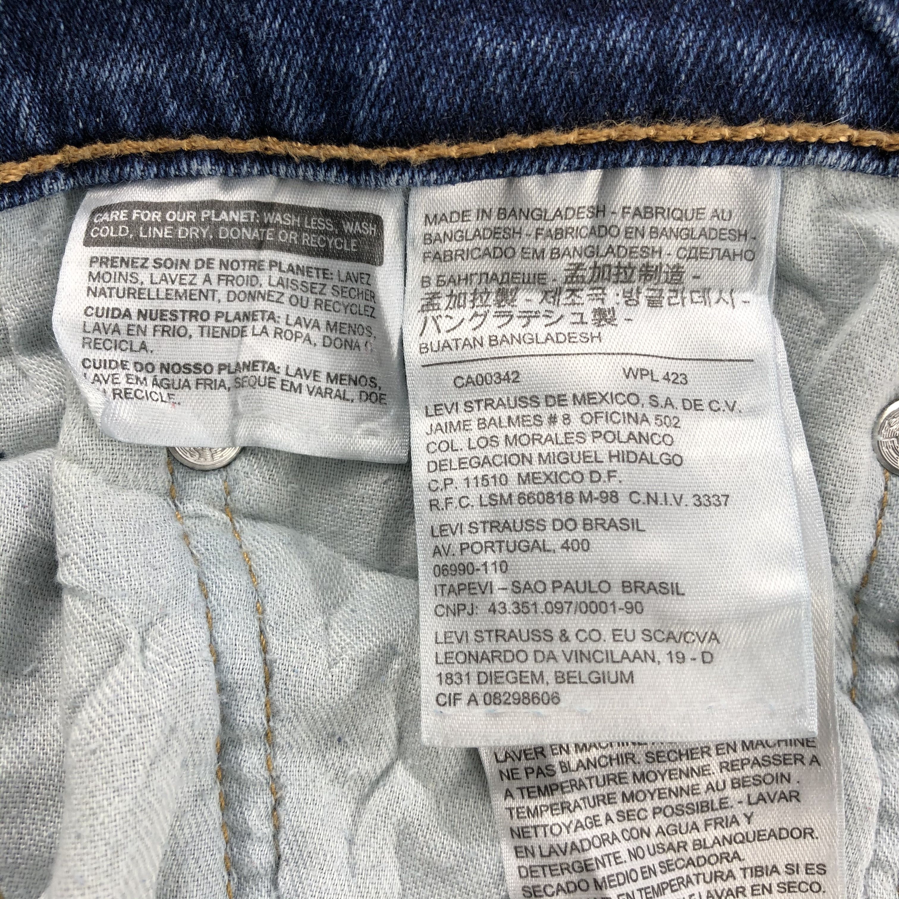 Levi's × Vintage Vintage Blue Wash Levis 513 Jeans-JM1826 Size US 36 / EU 52 - 10 Thumbnail