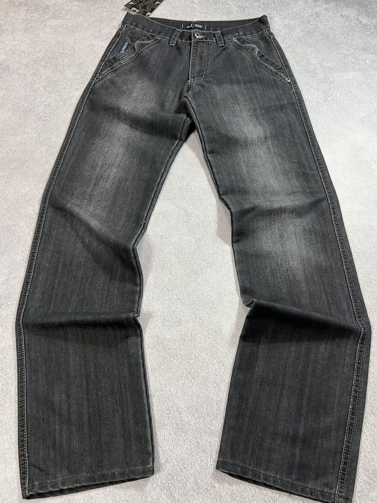 Hysteric Glamour 🖤VTG RICK OWENS HYSTERIC GLAMOUR STYLE DISTRESSED Y2K JEANS Size US 30 / EU 46 - 8 Thumbnail