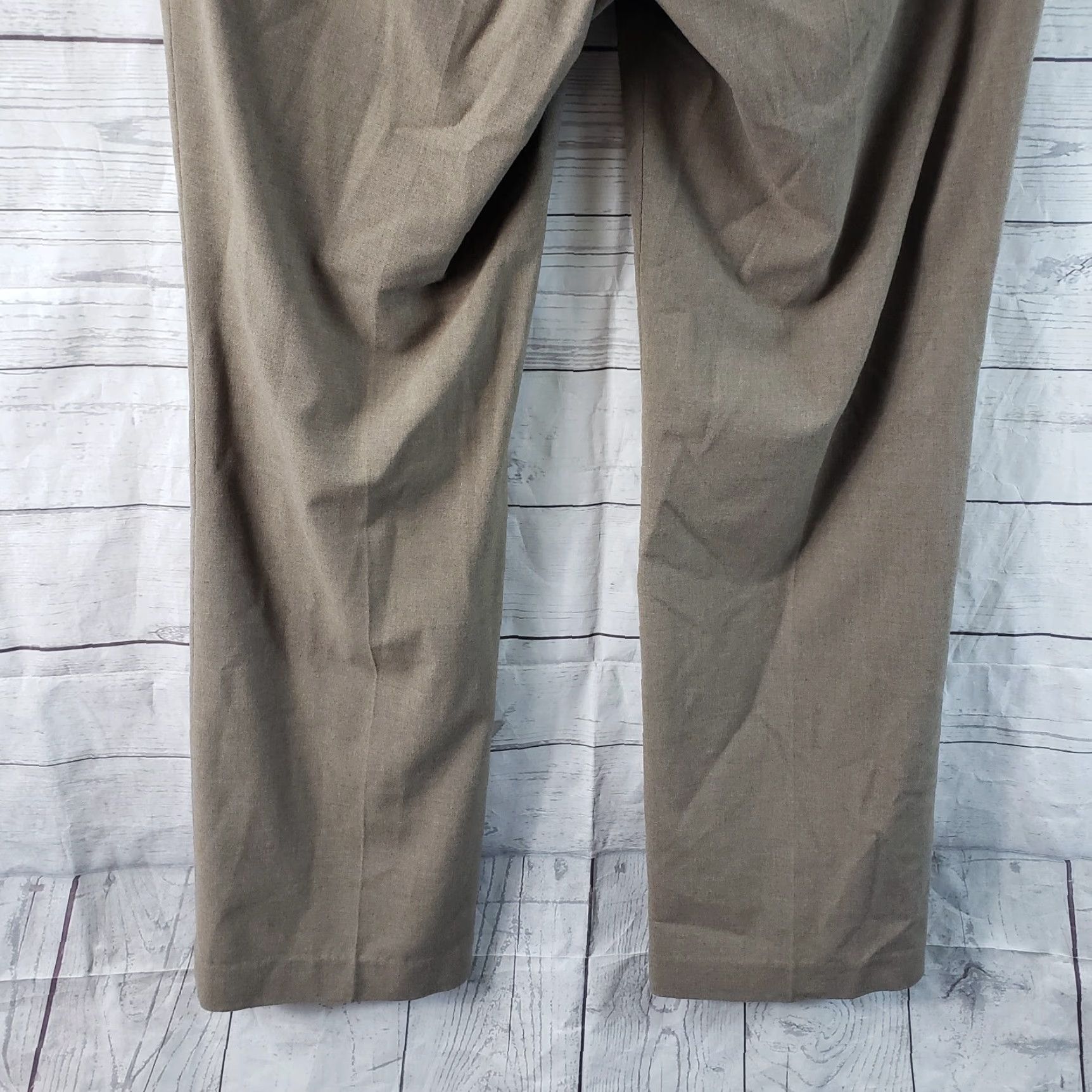 Talbots Talbots Womens Signature Boot Cut Pants Sz 6 Brown Mid Rise Dress Pants Womens Boots 31.5 Inseam Mens? Size 28" / US 6 / IT 42 - 5 Thumbnail