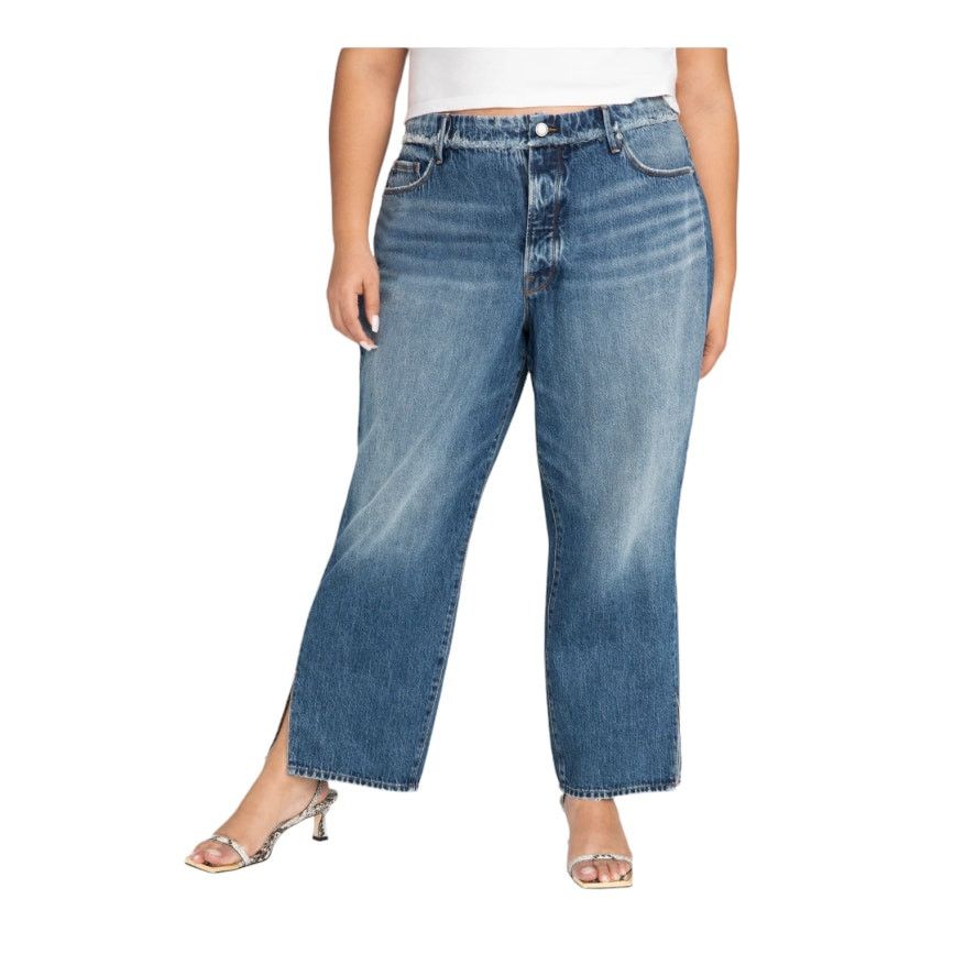 Good American Good American Good Boy High Rise Boyfriend Jeans Sz 20 Size 42" / US 20 - 2 Thumbnail