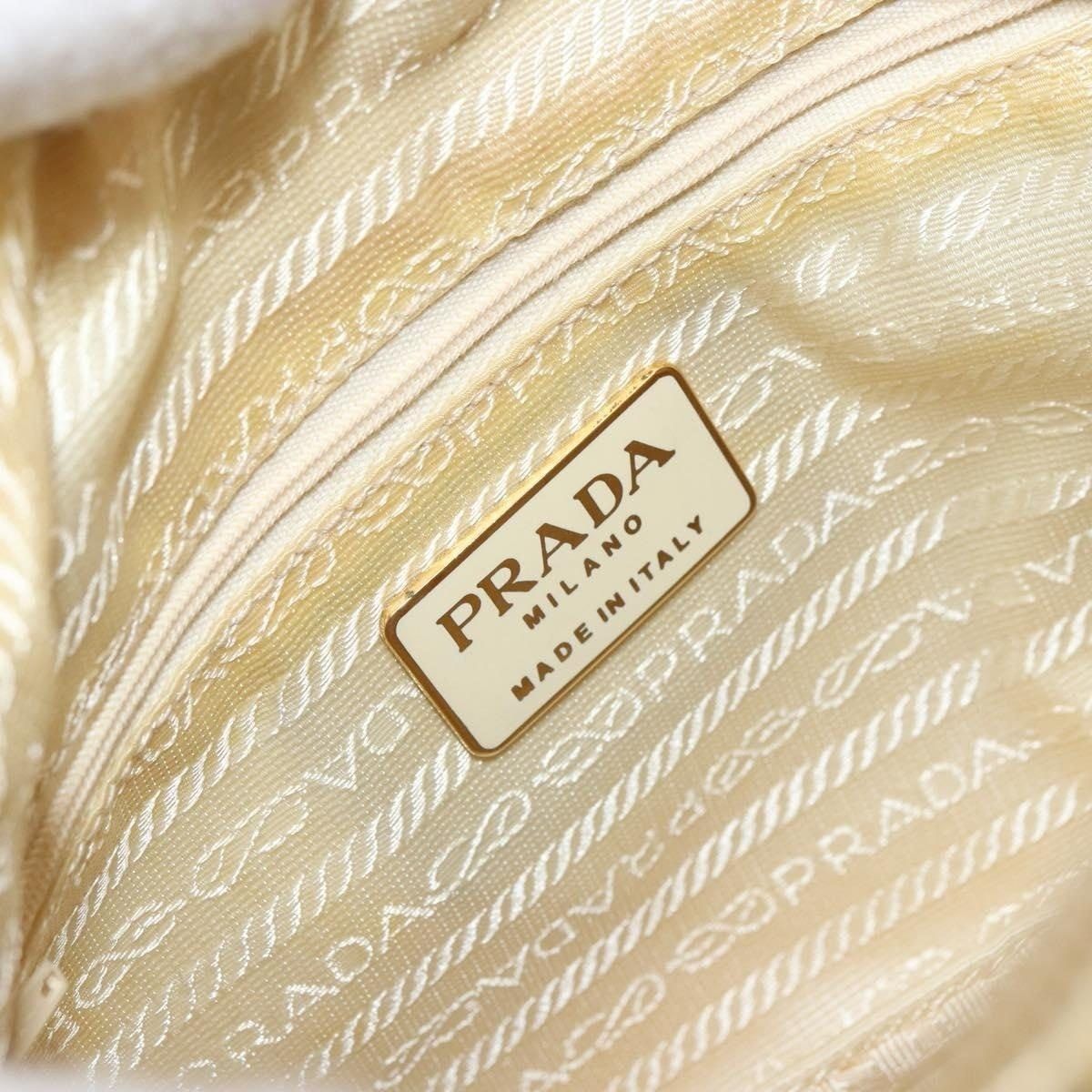 Prada Prada Leather Shoulder Bag Gold Size ONE SIZE - 11 Thumbnail