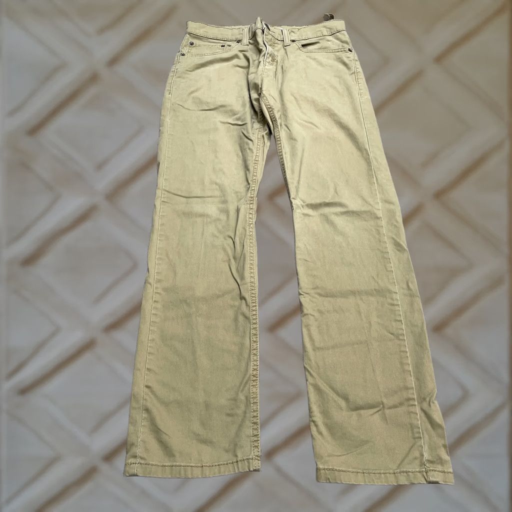 Levi's Levi's 511 Slim Fit Khaki Pants Mens 29x29 Brown Straight Leg Pockets Cotton Size US 29 - 1 Thumbnail