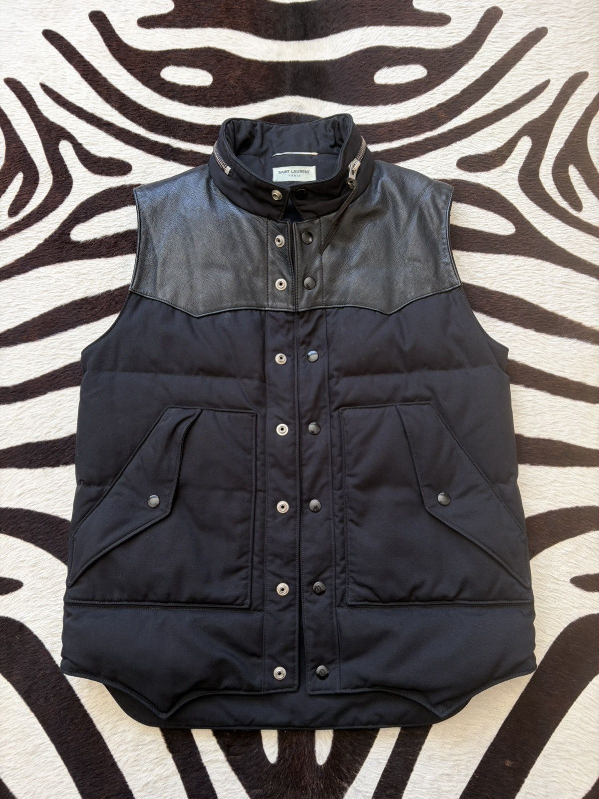Saint Laurent Paris Saint Laurent Paris Hedi Slimane 2013 down vest jacket Size US M / EU 48-50 / 2 - 1 Thumbnail