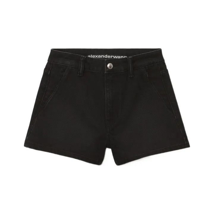 Alexander Wang Alexander Wang High-Waisted Denim Shorts for Women 0079 Size 25" / US 0 / IT 36 - 1 Thumbnail