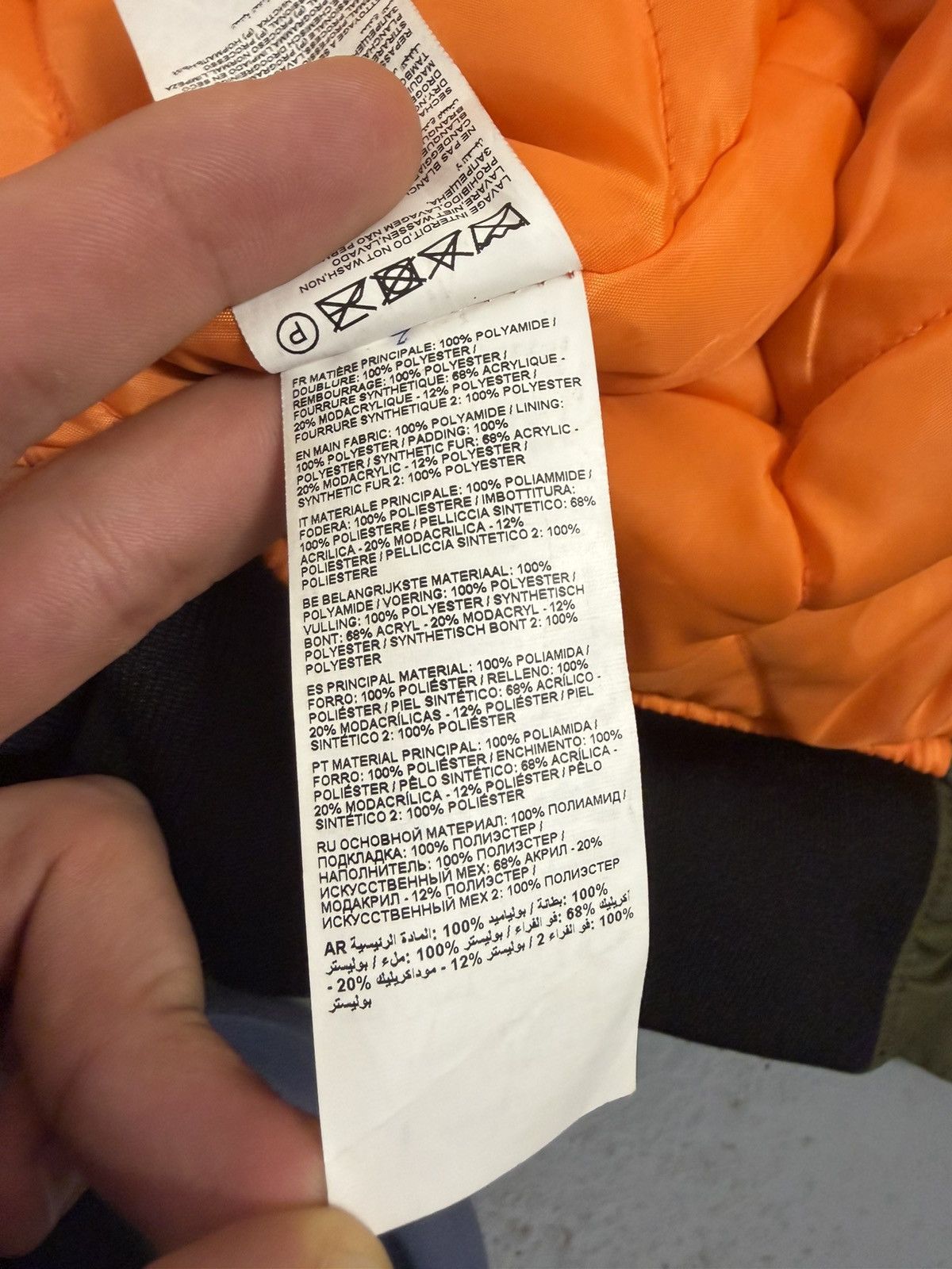 Other Y2K Fur Nylon Bomber Jacket Size XS / US 0-2 / IT 36-38 - 9 Thumbnail