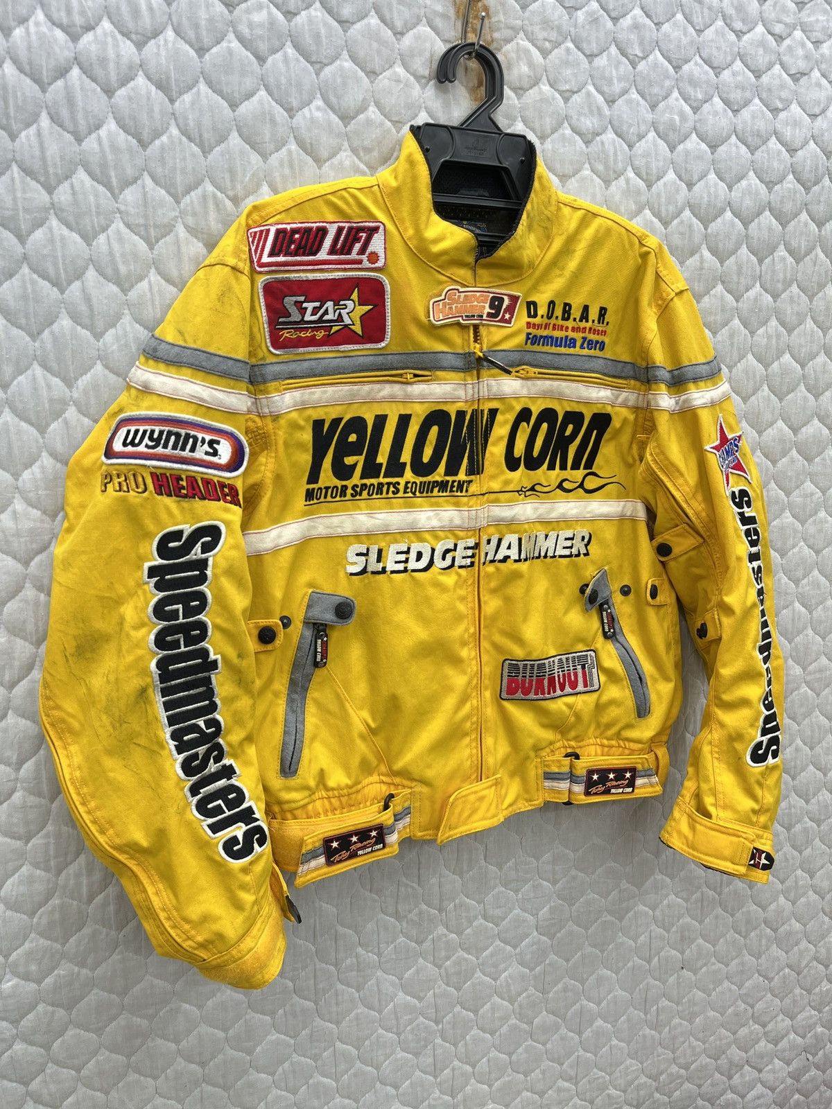 YELLOW CORN 🔥🔥🔥STEALS YELLOW CORN SLEDGE HAMMER RACING JACKET Size US M / EU 48-50 / 2 - 3 Thumbnail