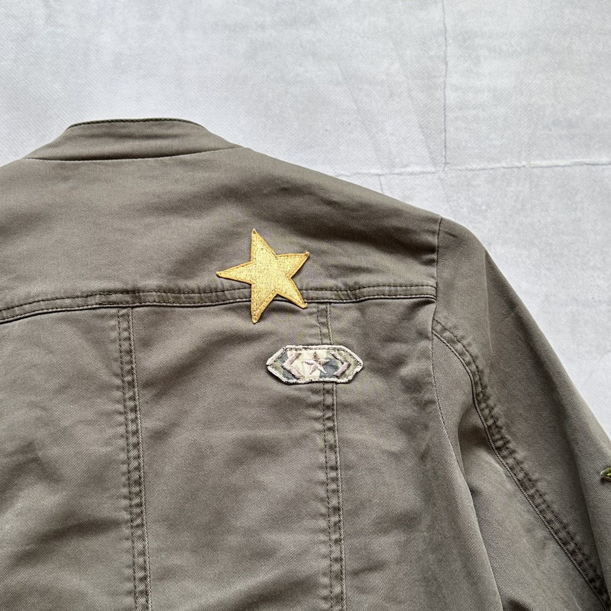 Hysteric Glamour × Undercover 00s Napoleon Military Jacket Punk PPFM Balmain Vibe Size S / US 4 / IT 40 - 13 Thumbnail