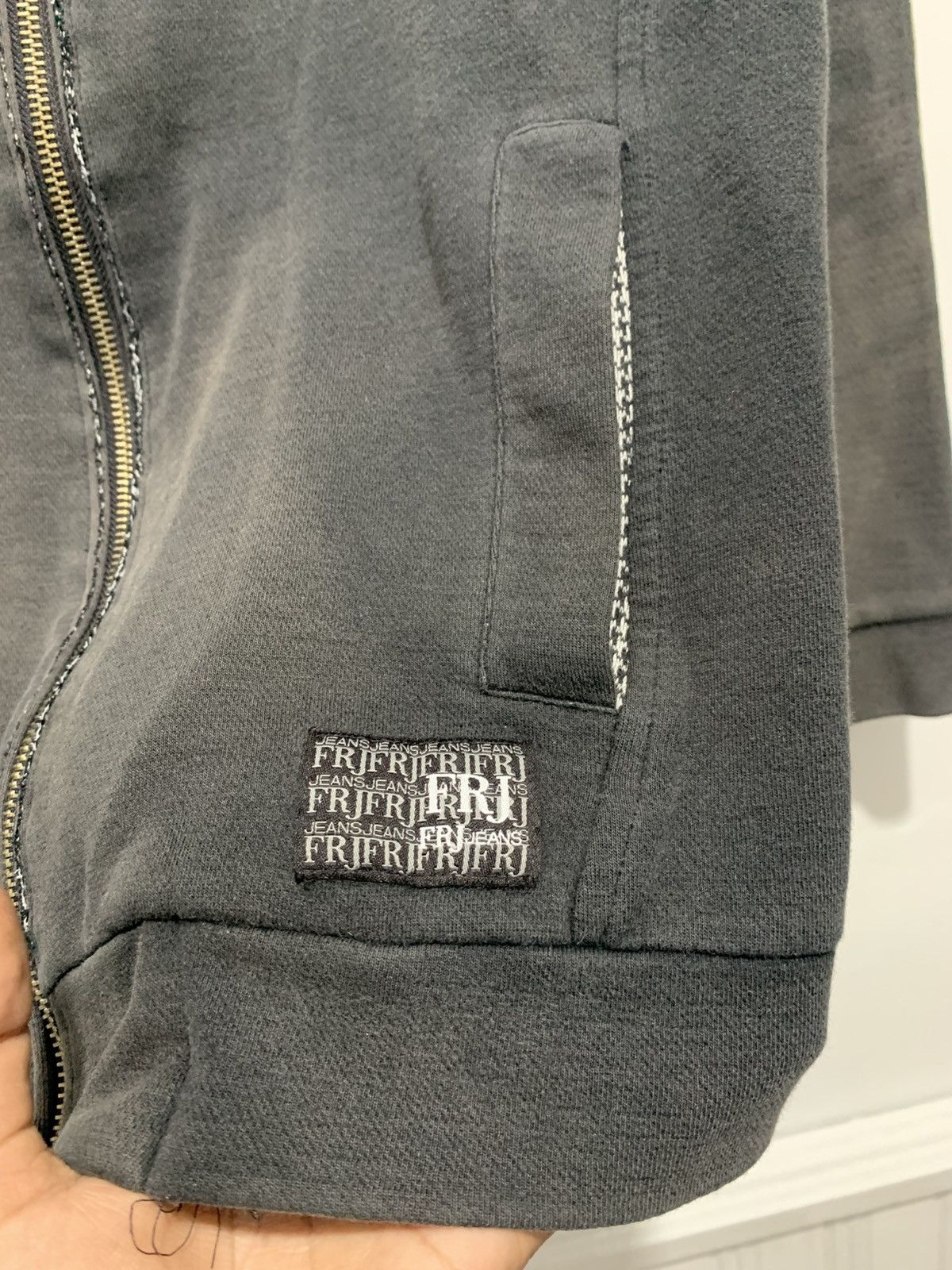 Japanese Brand Rare FRJ Japanese Double Layer Sunfaded Distressed Jacket Size US M / EU 48-50 / 2 - 14 Thumbnail