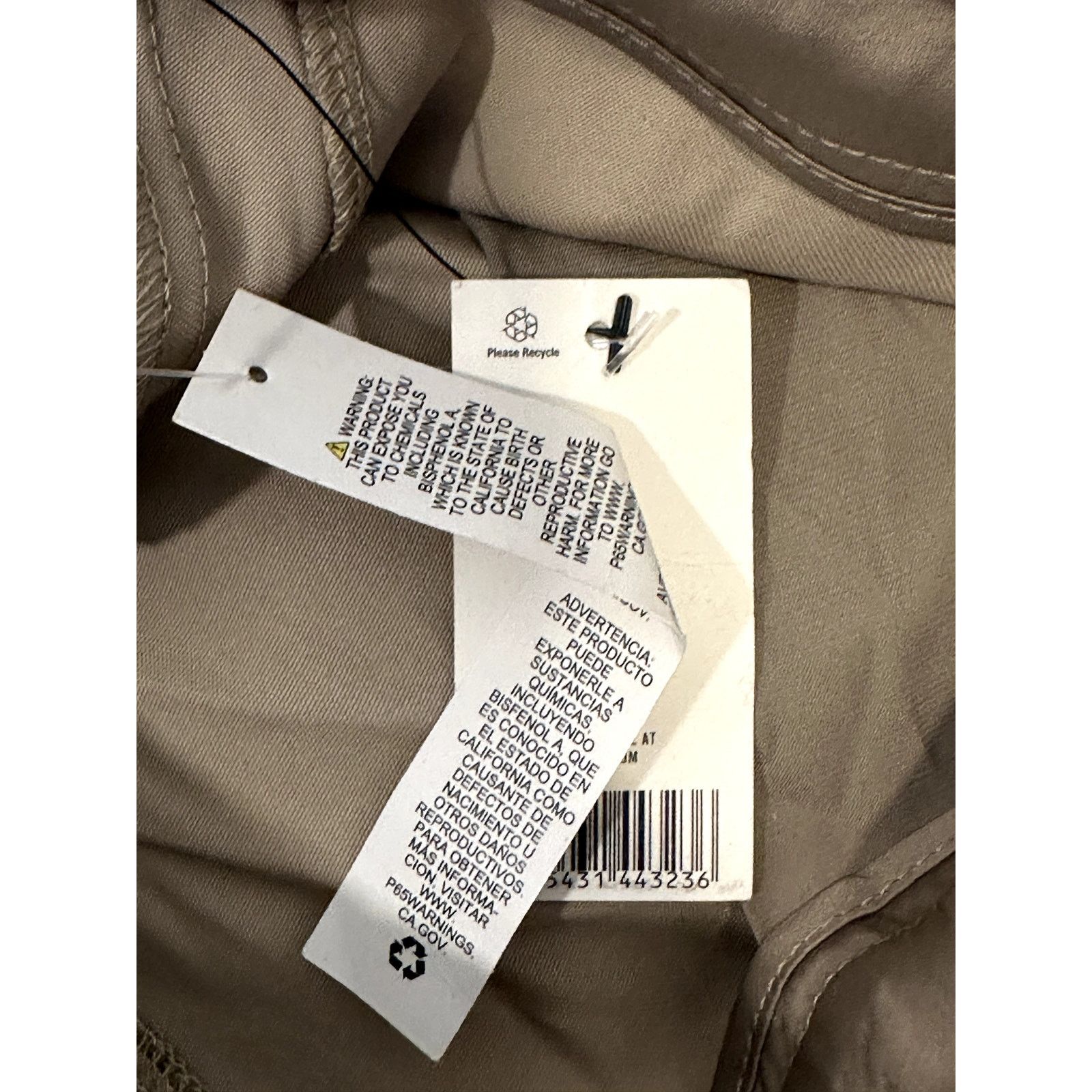 Topshop Topshop Flat Front Tan Beige Straight Leg Trousers 6 NWT Size 28" / US 6 / IT 42 - 7 Thumbnail