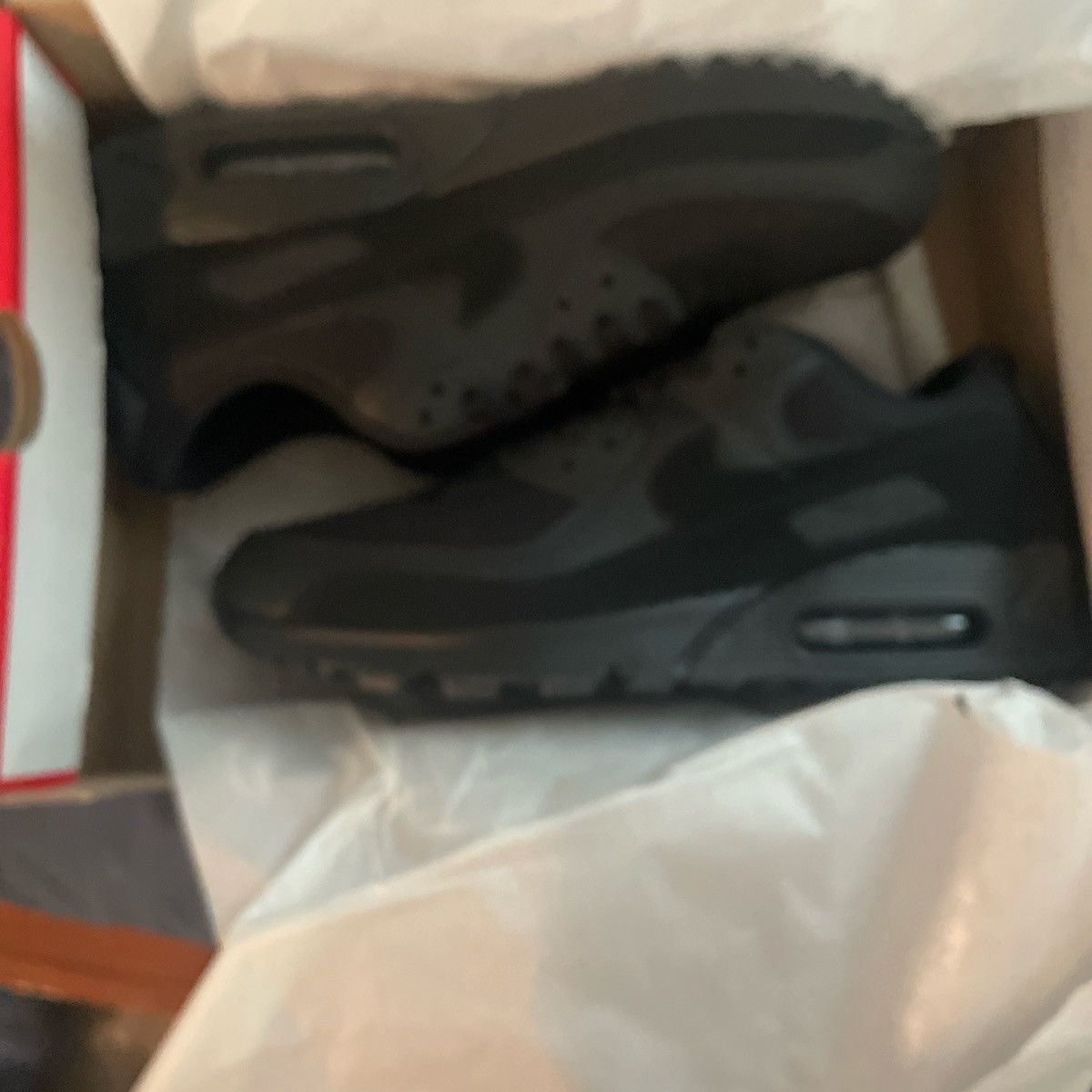 Nike Air max 90 Size 9 all blaxk never worn in box Size US 9 / EU 42 - 5 Thumbnail