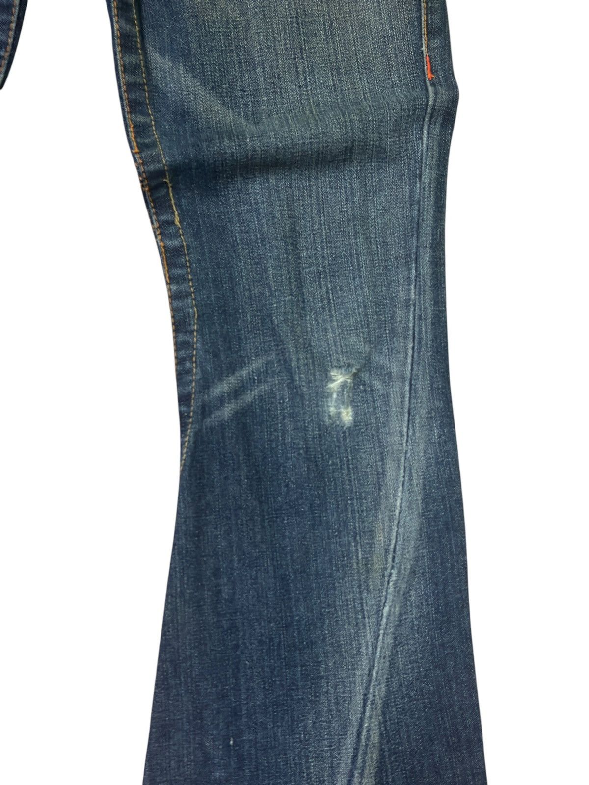 Hysteric Glamour × If Six Was Nine × Le Grande Bleu (L.G.B.) TWIST LEG FLARE FADED DISTRESSED JEANS Size US 30 / EU 46 - 7 Thumbnail