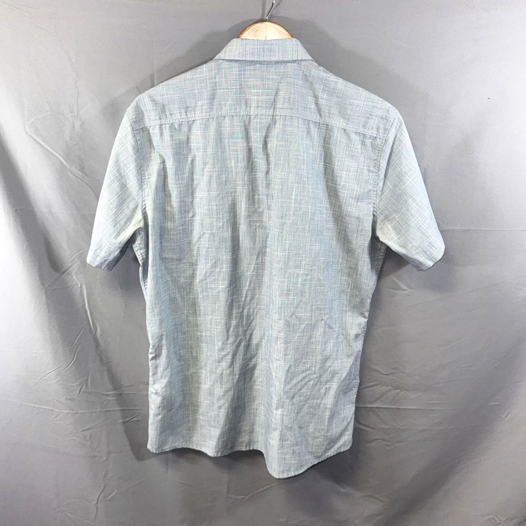 Vintage Kuhl Shirt Mens Large Blue Gray Short Sleeve Button Front Cotton Blend Outdoor Size US L / EU 52-54 / 3 - 2 Thumbnail