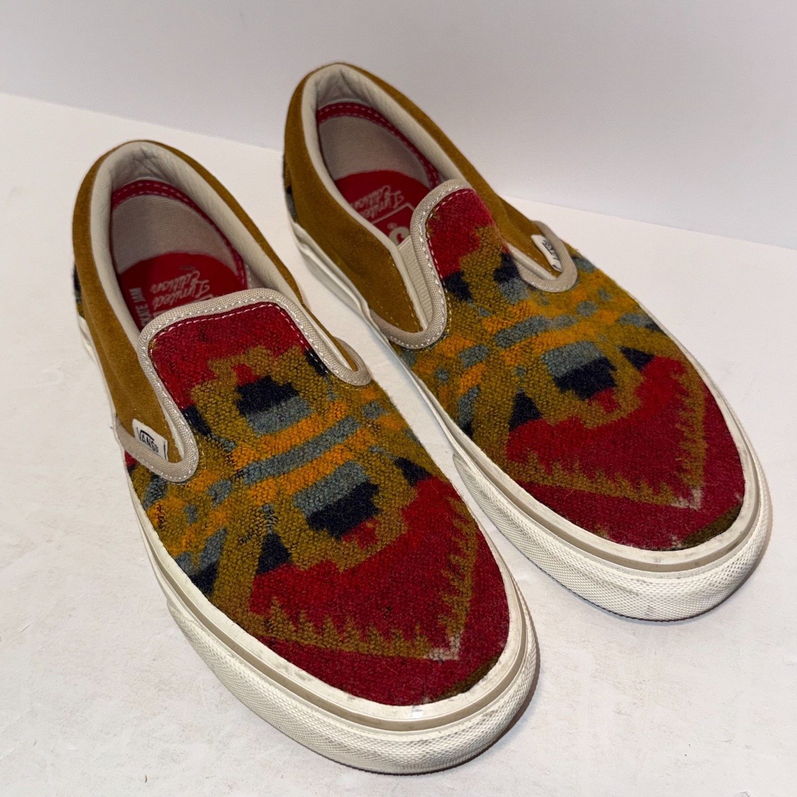 Vans RARE Vans All Nations Skate Jam Slip On Sz 5.5 Van Doren Size US 5.5 / EU 38 - 1 Thumbnail