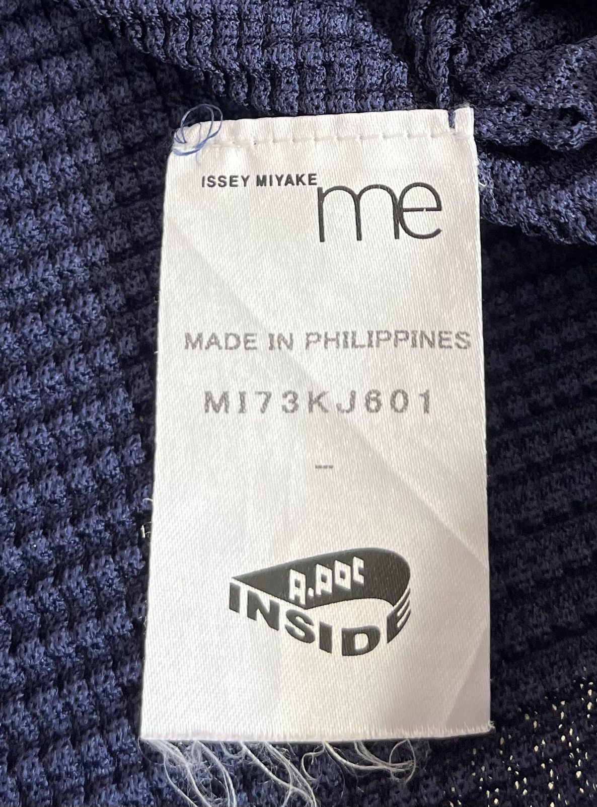 Issey Miyake Vintage issey miyake me apoc pleats blue turtleneck Size S / US 4 / IT 40 - 3 Thumbnail