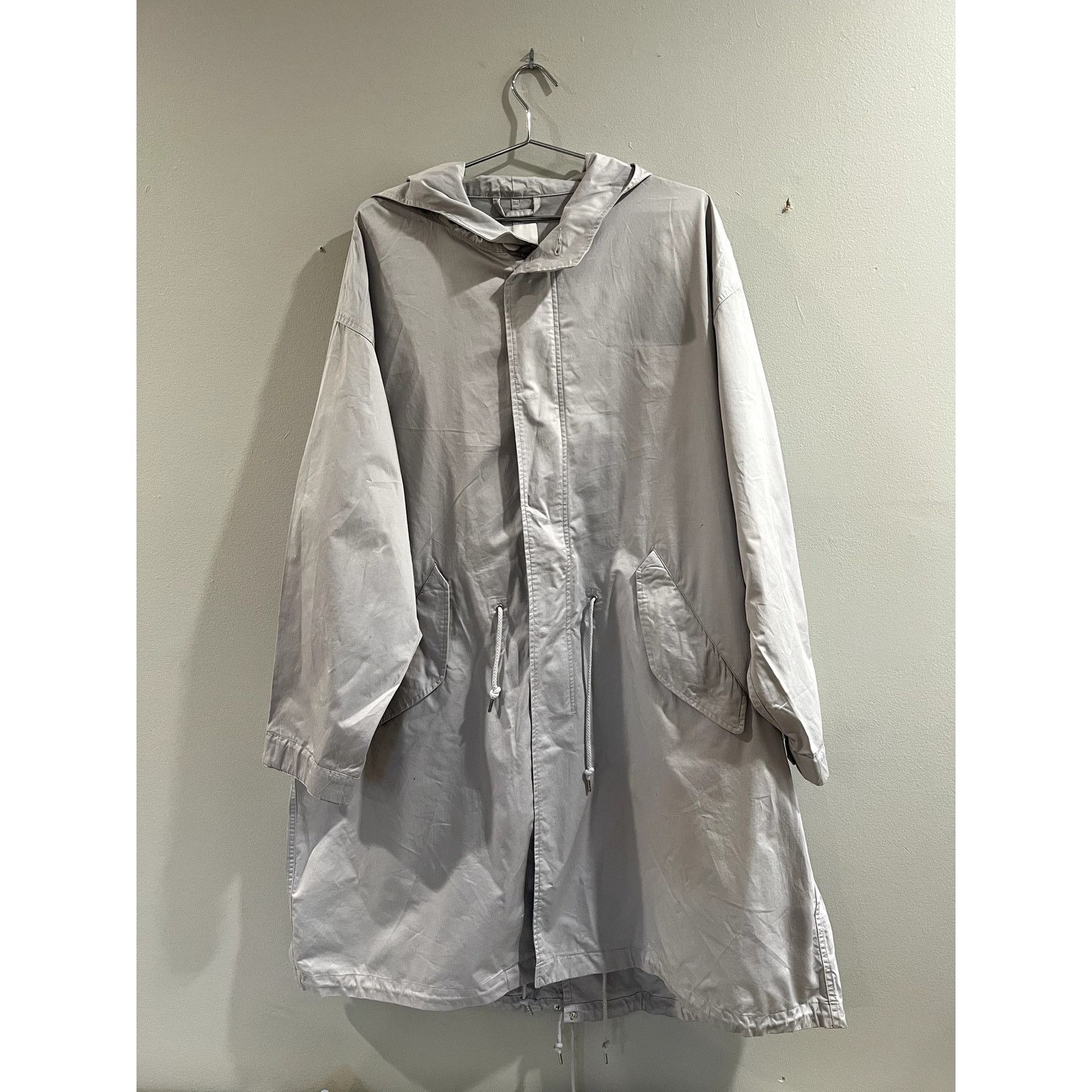 Beams Plus Beams — Hooded Mod Coat in Light Grey — Large Size US L / EU 52-54 / 3 - 1 Thumbnail