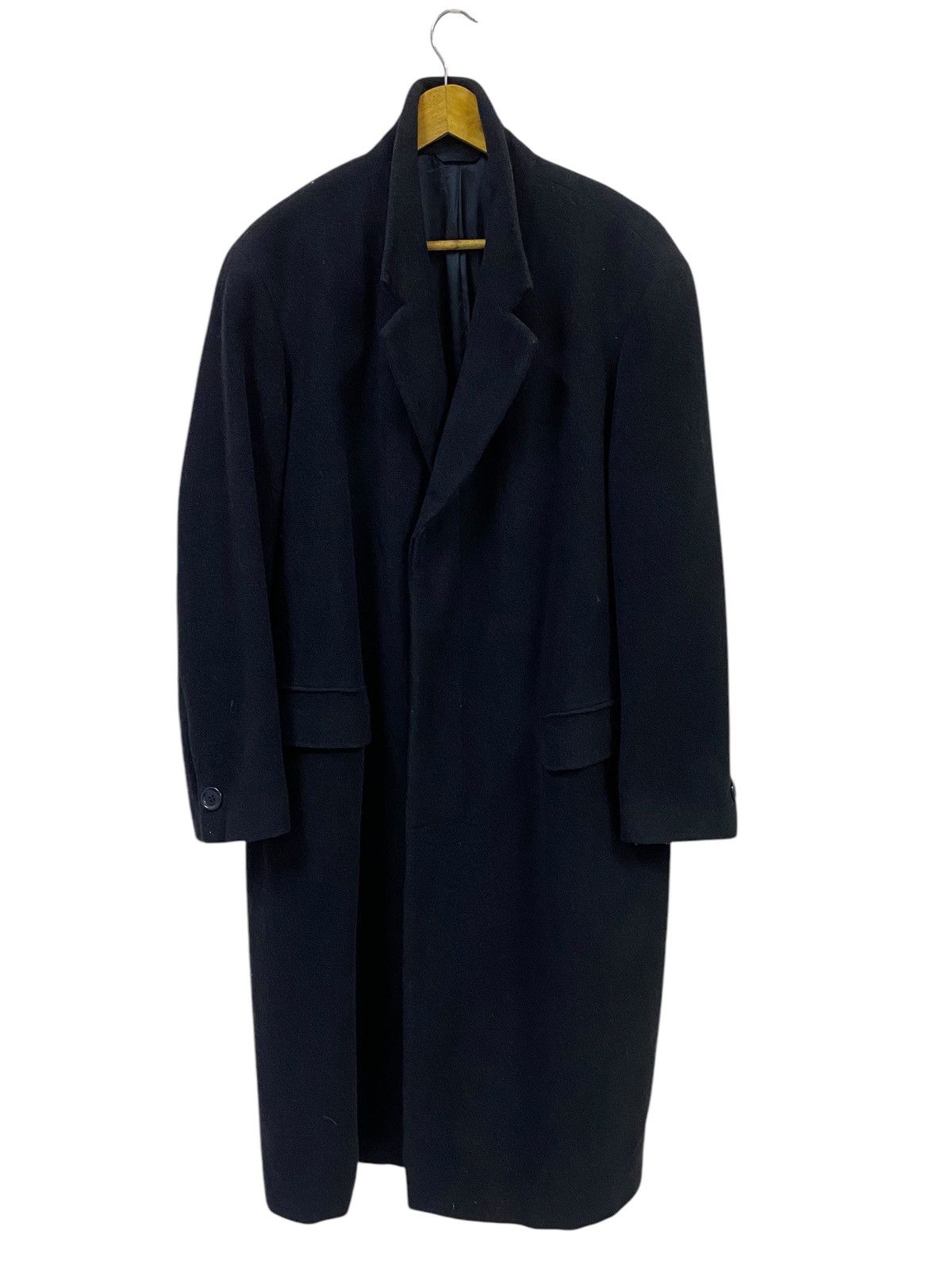 Yohji Yamamoto Vintage A.A.R Yohji Yamamoto Wool Overcoat - Made in Japan Size US M / EU 48-50 / 2 - 3 Thumbnail