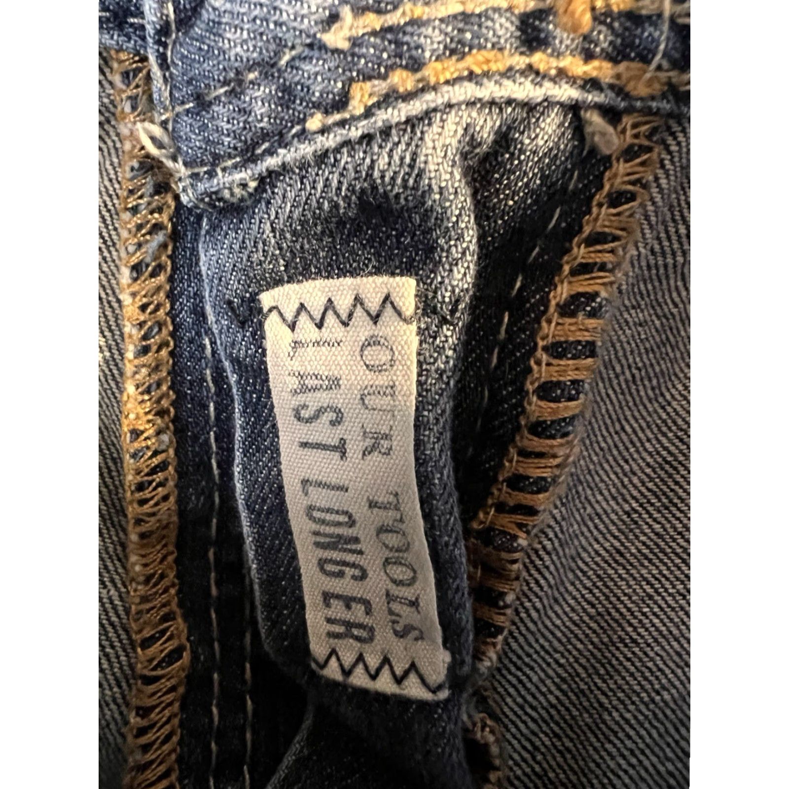 Vintage TK Axel Jeans Jeans Men 34x34 Blue Med Wash Denim Slim Straight Cowboy Athletic Stretch Pocket Comfort Regular Rise Mid Vintage No Size US 34 / EU 50 - 5 Thumbnail
