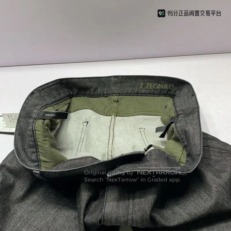 Ermenegildo Zegna Ermenegildo Zegna Solid Color Commuting Jeans. Size US 35 - 3 Thumbnail