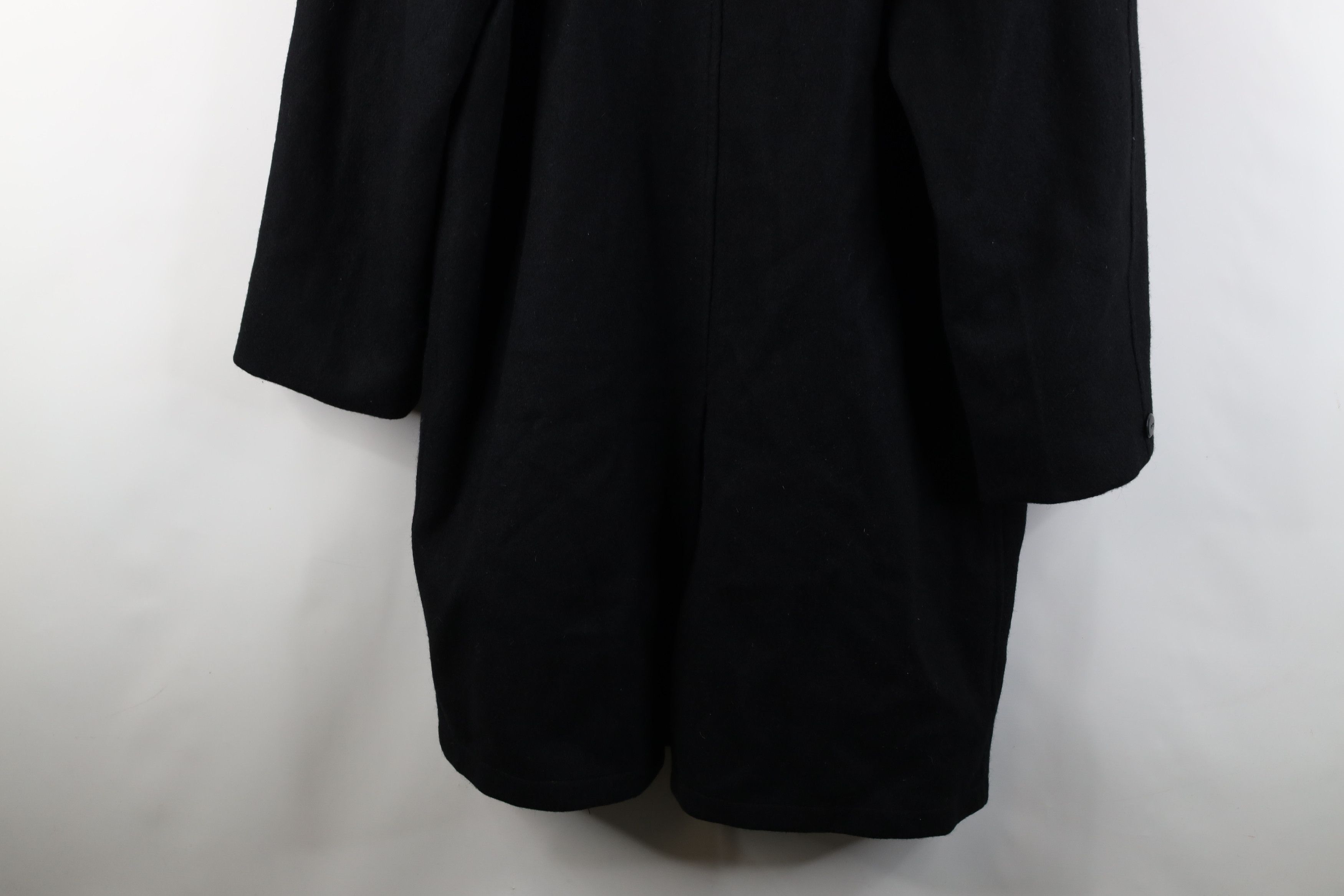 Vintage Vintage 50s Rockabilly Full Button Overcoat Jacket Black USA Size US XXL / EU 58 / 5 - 12 Thumbnail