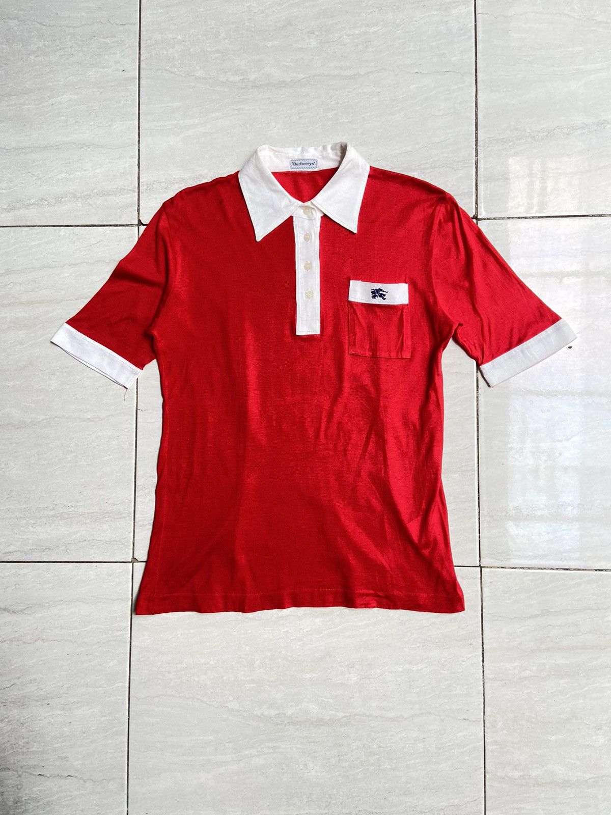 Burberry BURBERRYS Red T-shirt Size US XS / EU 42 / 0 - 6 Thumbnail