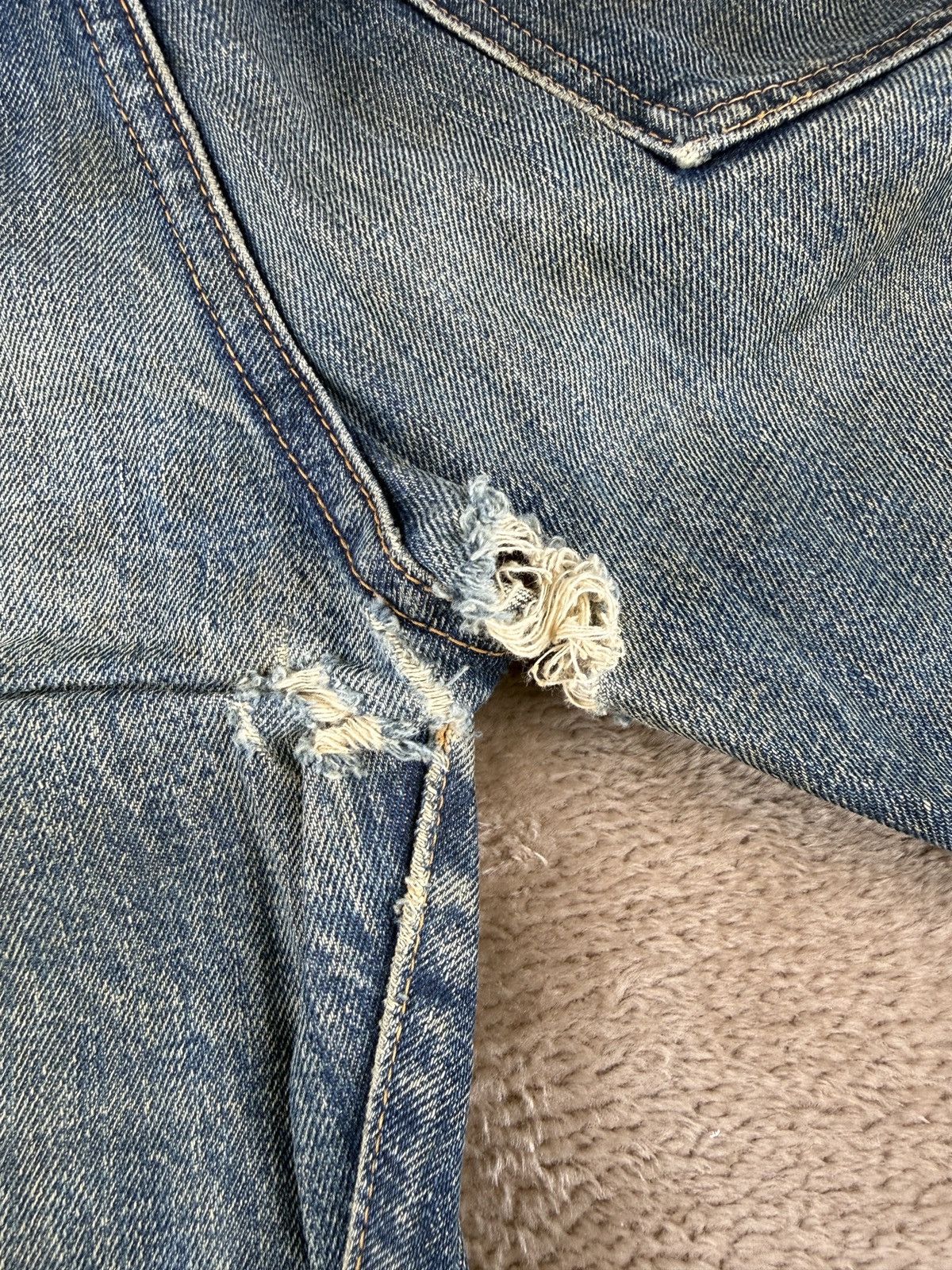 Denime Vtg Denime Lot66 jeans Selvedge Japan Made Grunge Style Size US 29 - 15 Thumbnail