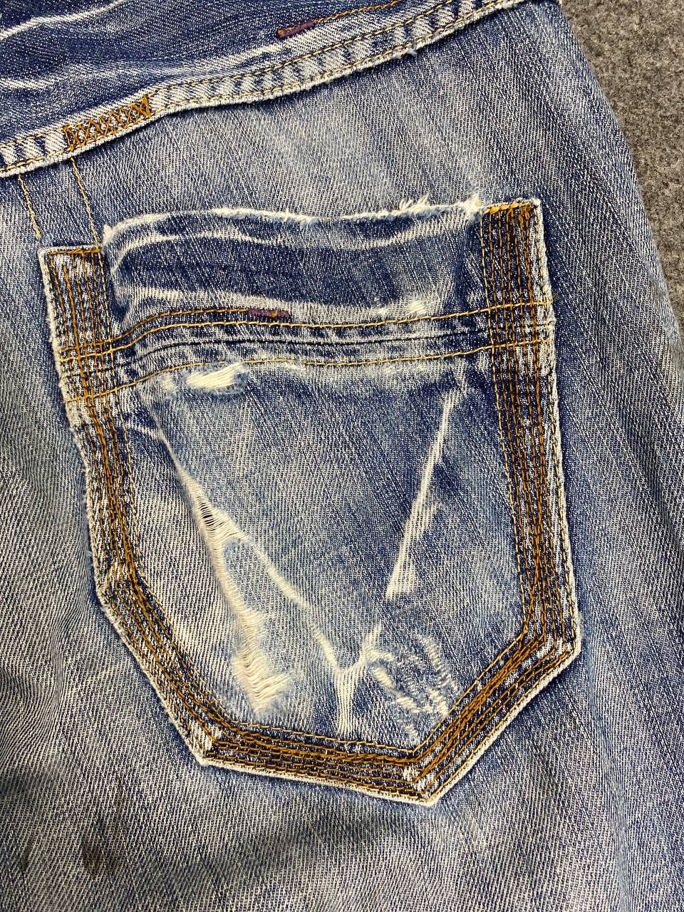 Takeo Kikuchi takeo kikuchi japanese distressed denim nice faded design Size US 34 / EU 50 - 5 Thumbnail
