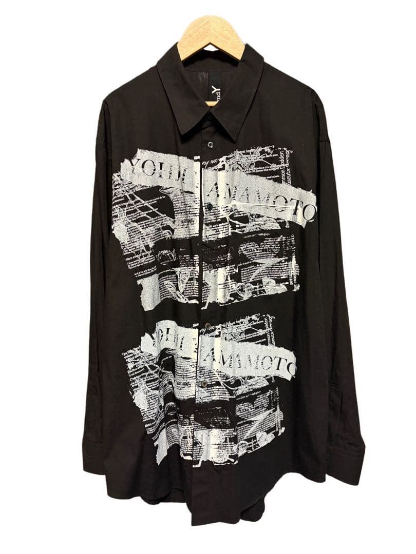 Ground Y Yohji Yamamoto Printed Shirt LIKE NEW Size US L / EU 52-54 / 3 - 1 Thumbnail