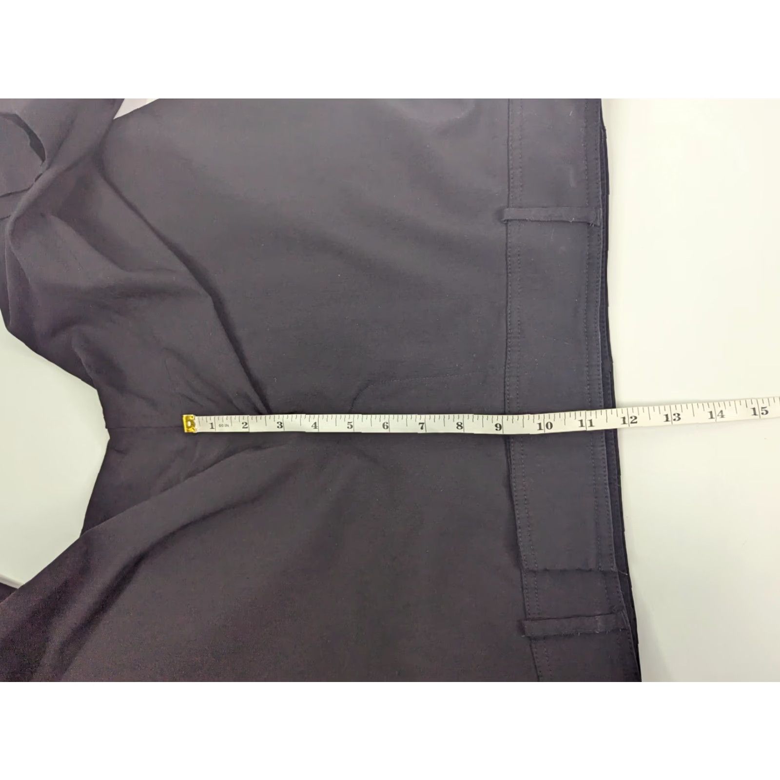 Vintage Lane Bryant Pants Women's 16 Straight Leg Black Stretch High Rise Career Dress Pants Business Workwear Size 38" / US 16 / IT 52 - 5 Thumbnail