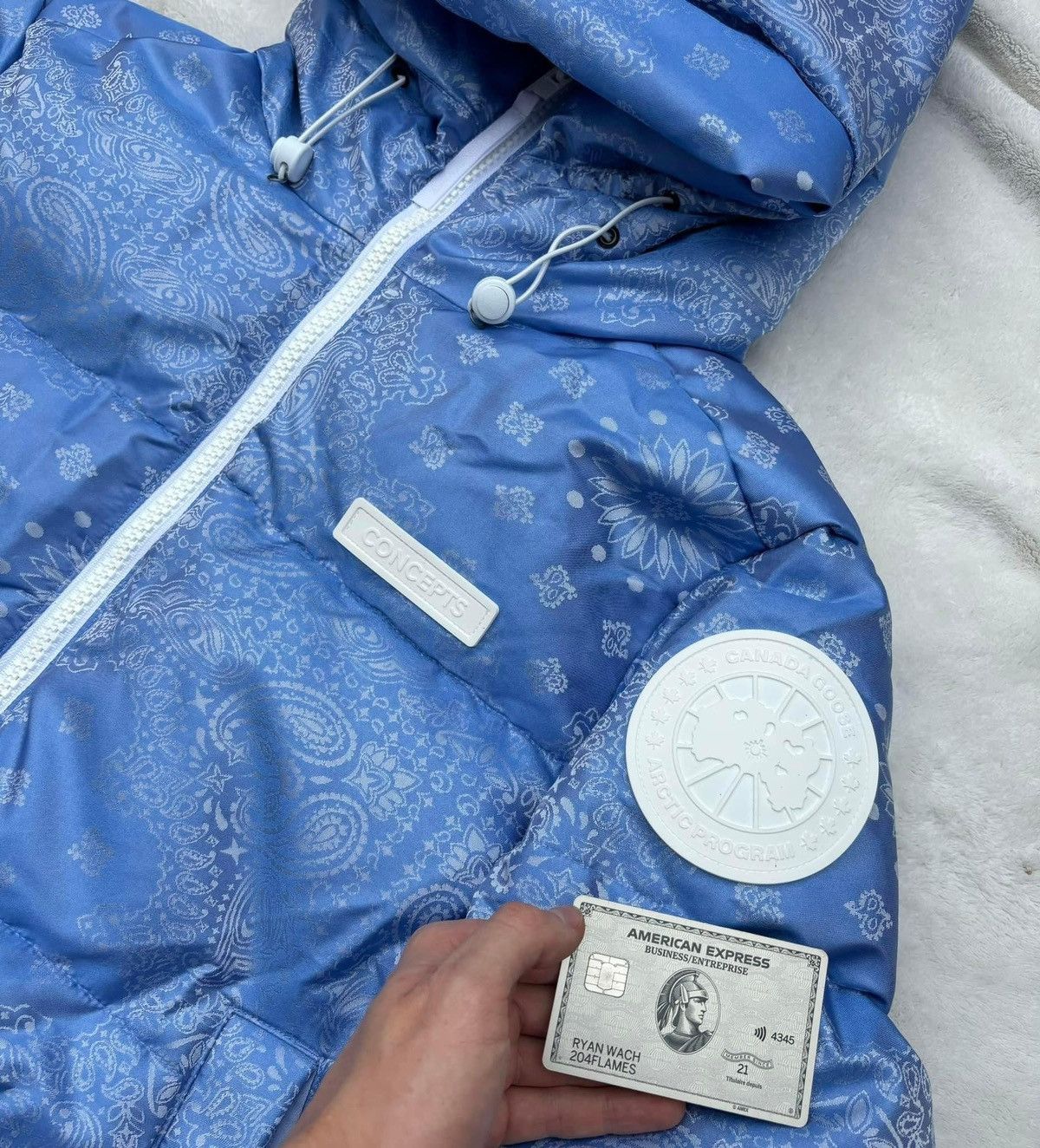 Canada Goose Canada Goose x Concepts ‘Blue Bandana’ Crofton Puffer Parka Size US XXL / EU 58 / 5 - 3 Thumbnail